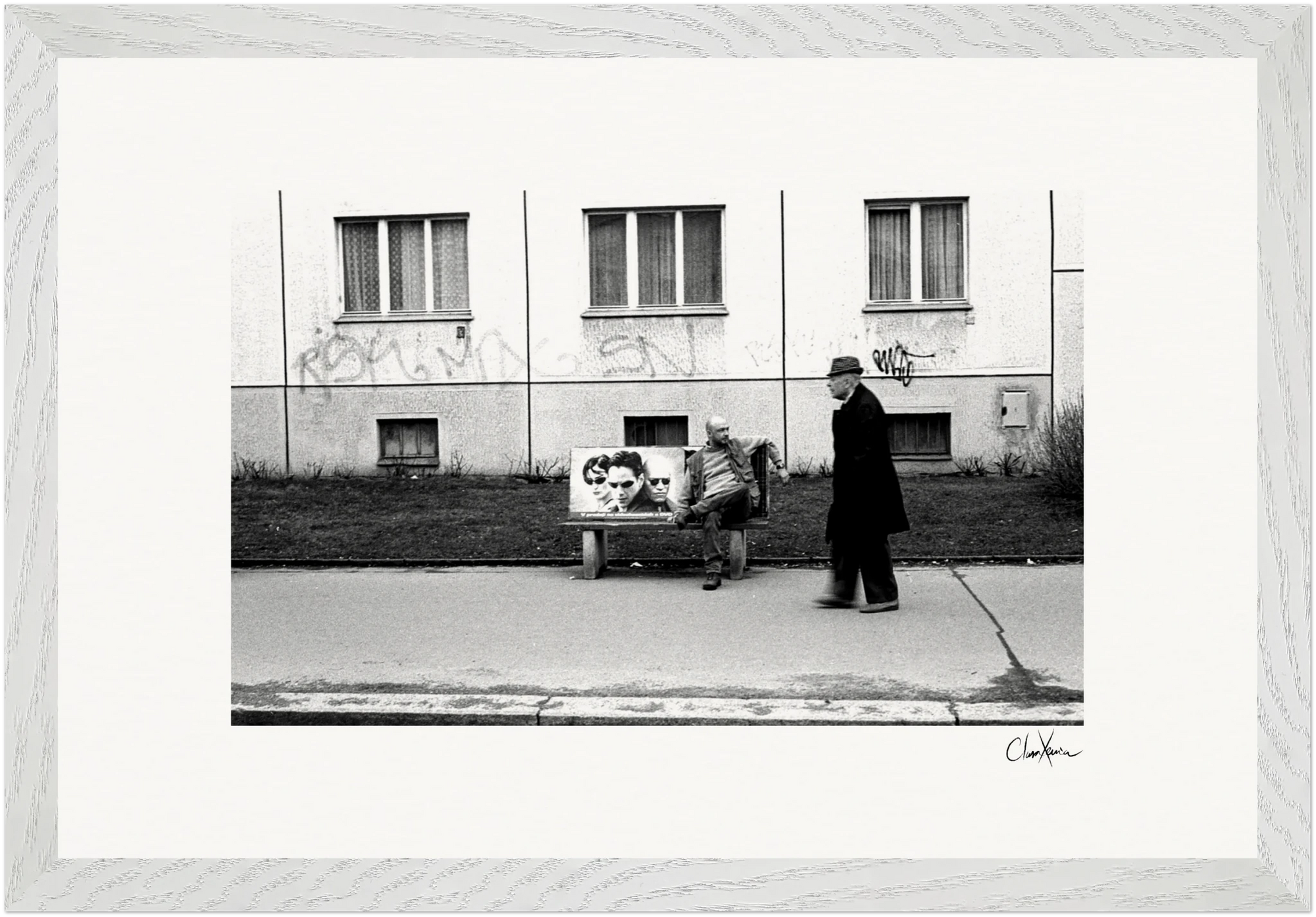 The Urban Matrix Framed print 30x45 cm / 12x18″ White frame 20