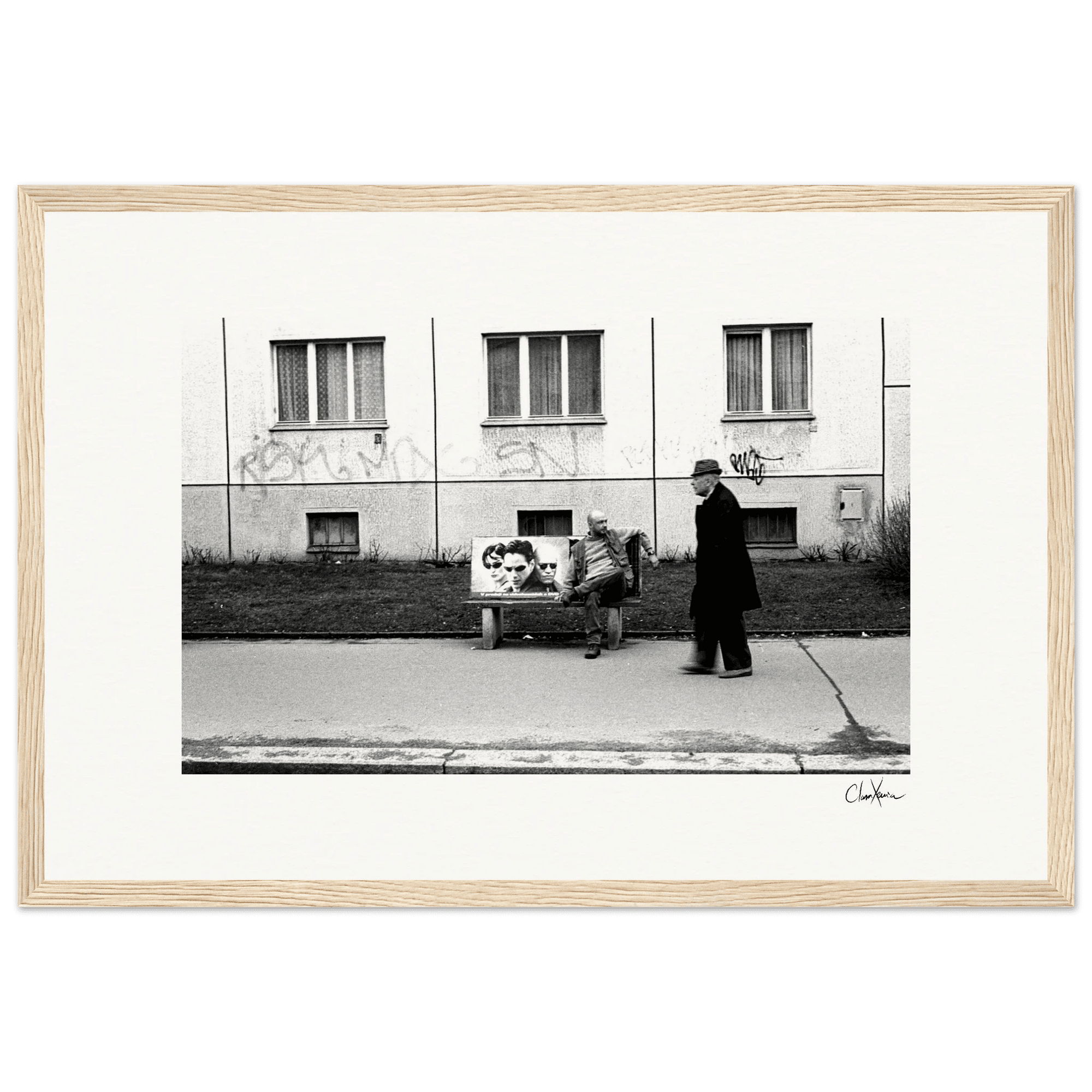 The Urban Matrix Framed print 30x45 cm / 12x18″ Wood frame 33