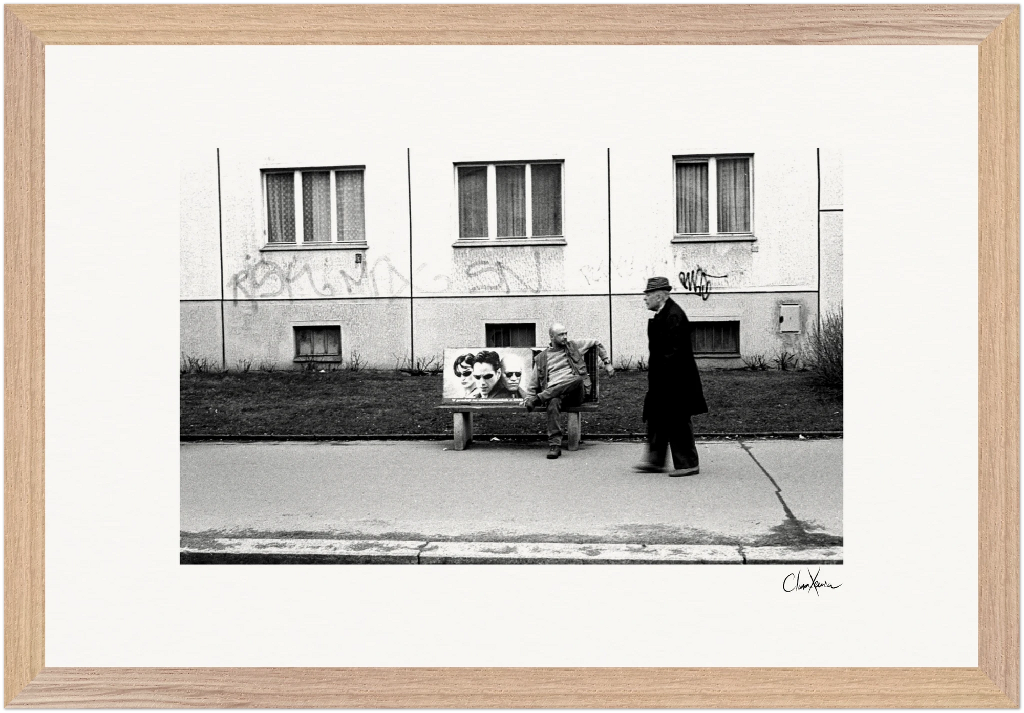 The Urban Matrix Framed print 30x45 cm / 12x18″ Wood frame 46