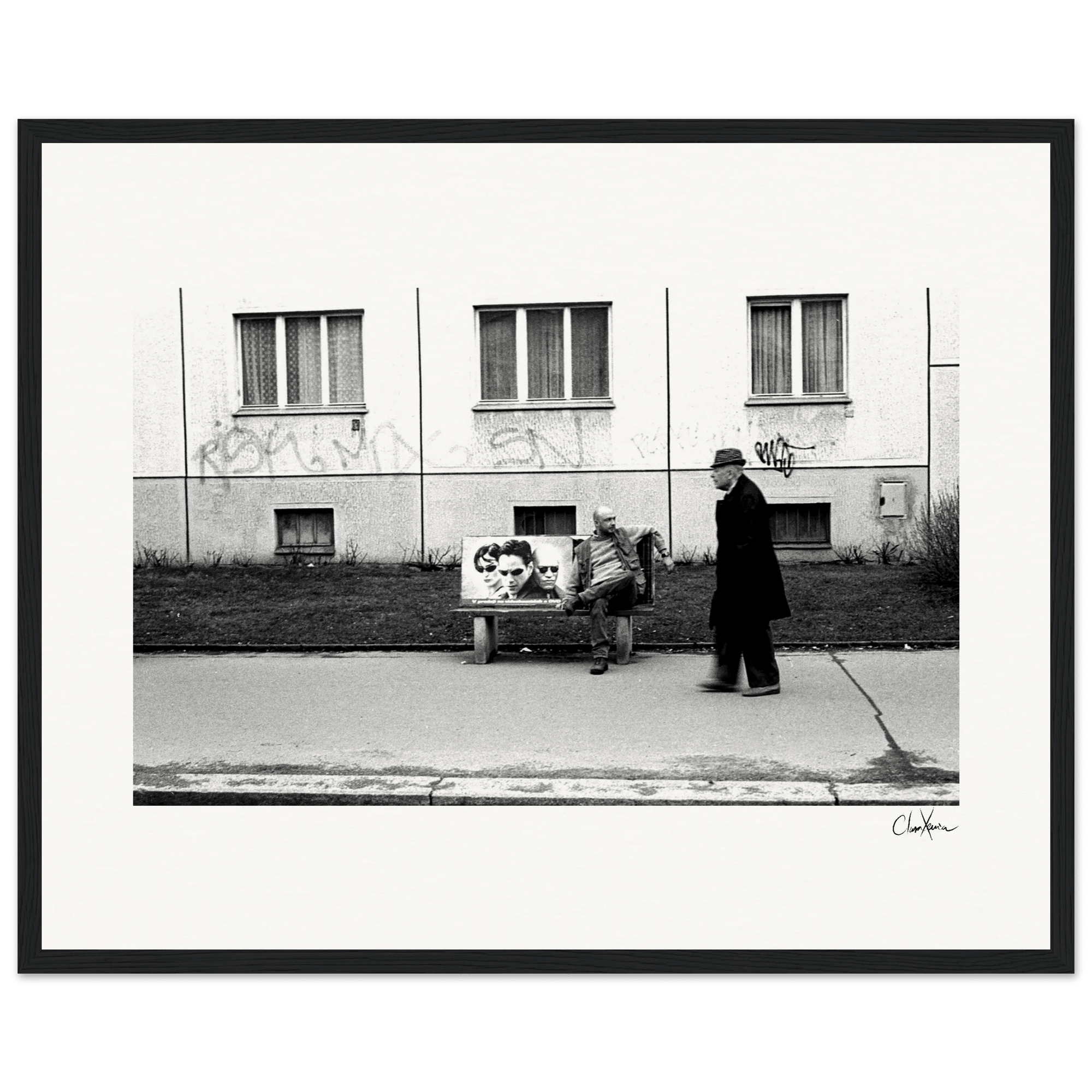 The Urban Matrix Framed print 40x50 cm / 16x20″ Black frame 76