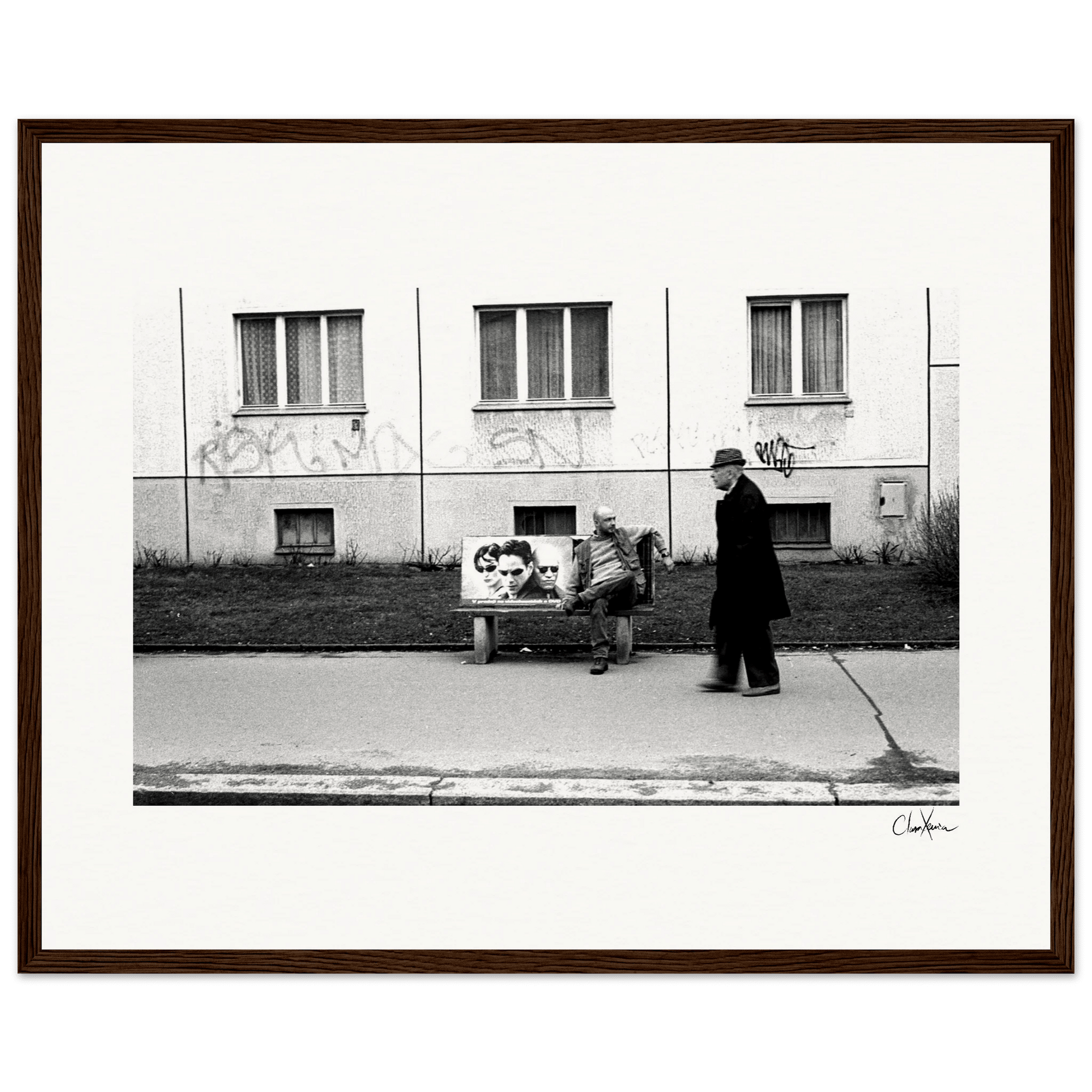 The Urban Matrix Framed print 40x50 cm / 16x20″ Dark wood frame 58