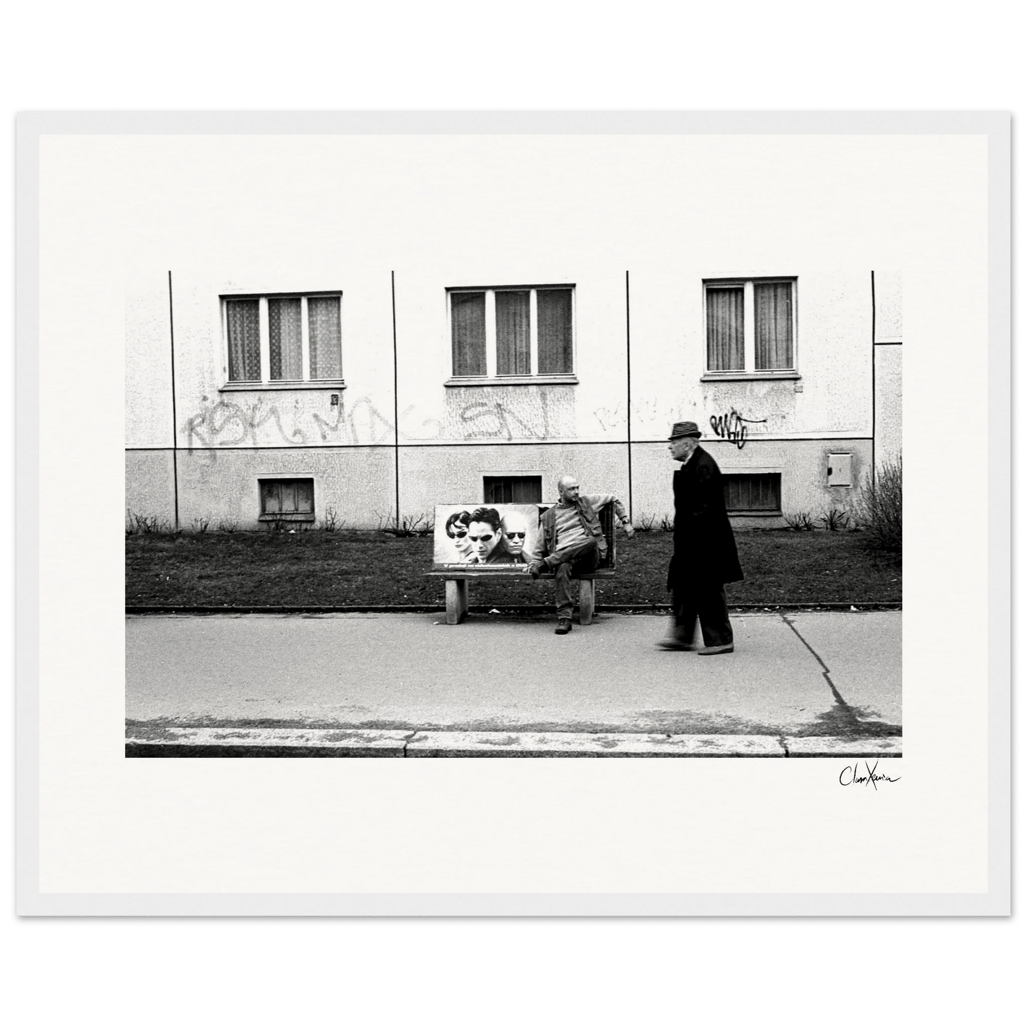 The Urban Matrix Framed print 40x50 cm / 16x20″ White frame 21