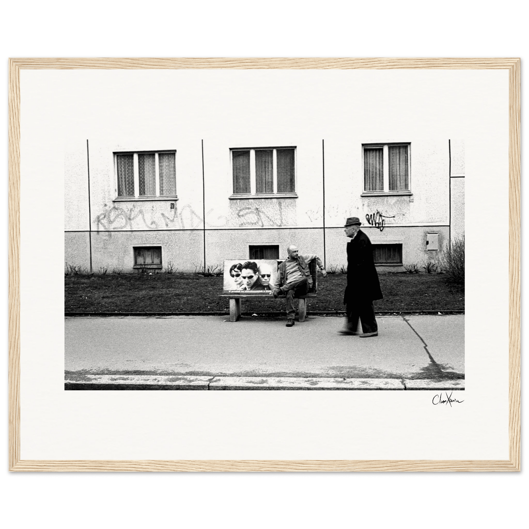 The Urban Matrix Framed print 40x50 cm / 16x20″ Wood frame 40