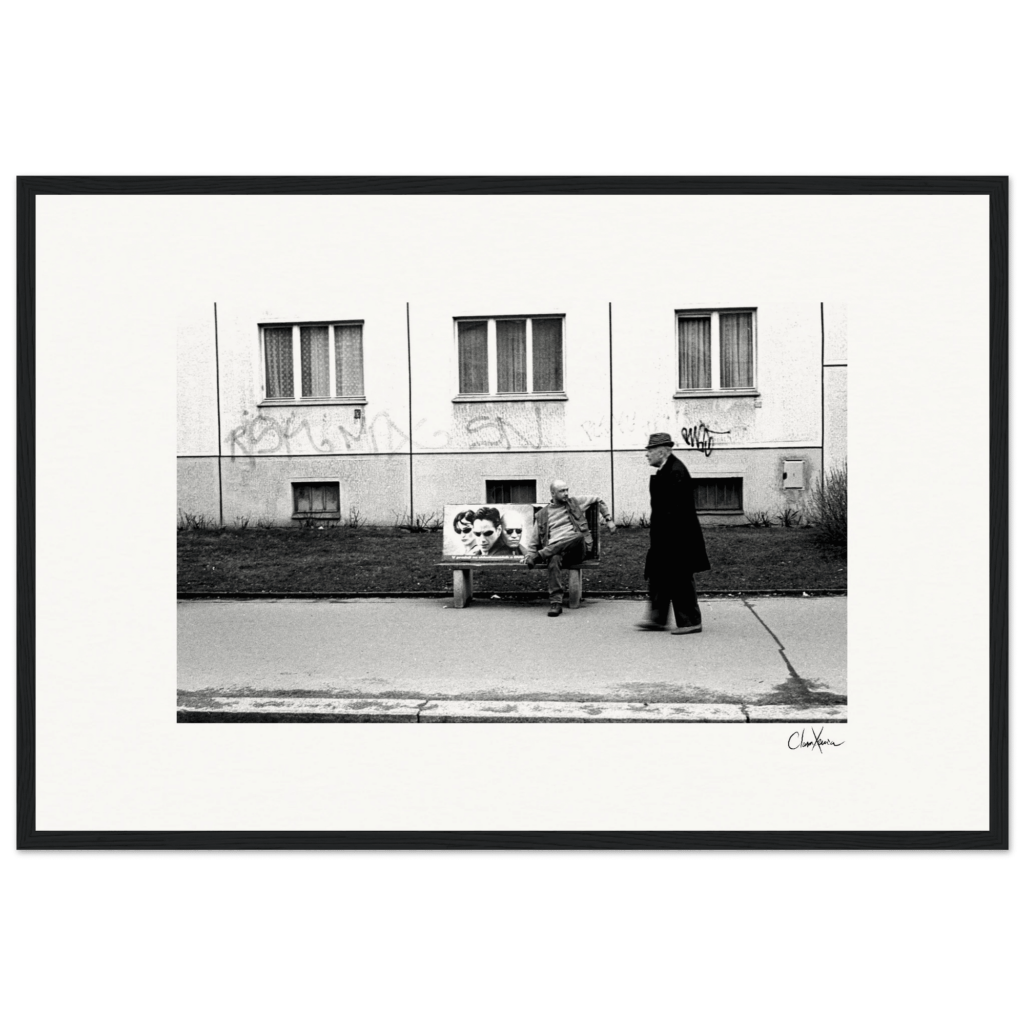 The Urban Matrix Framed print 40x60 cm / 16x24″ Black frame 72