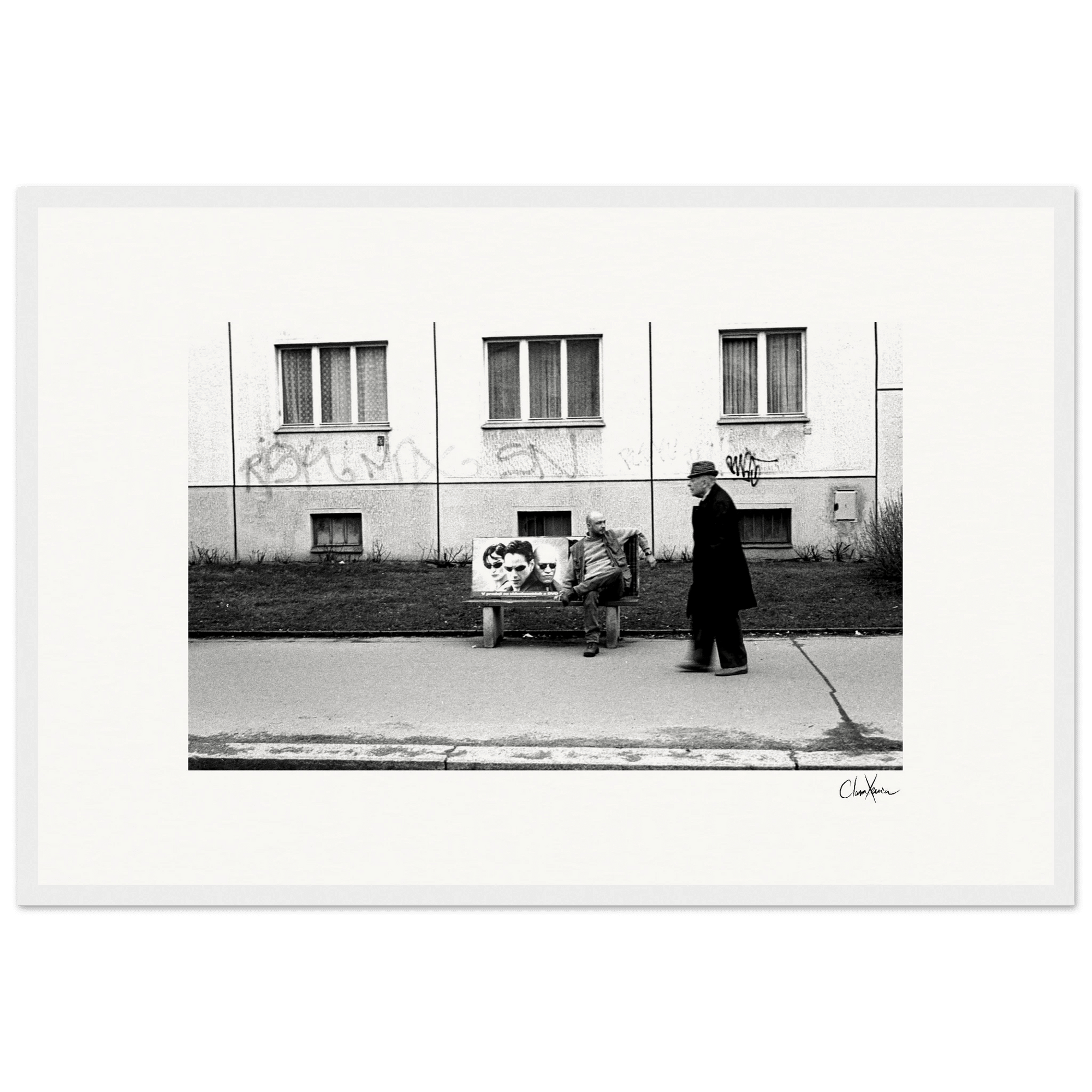 The Urban Matrix Framed print 40x60 cm / 16x24″ White frame 19