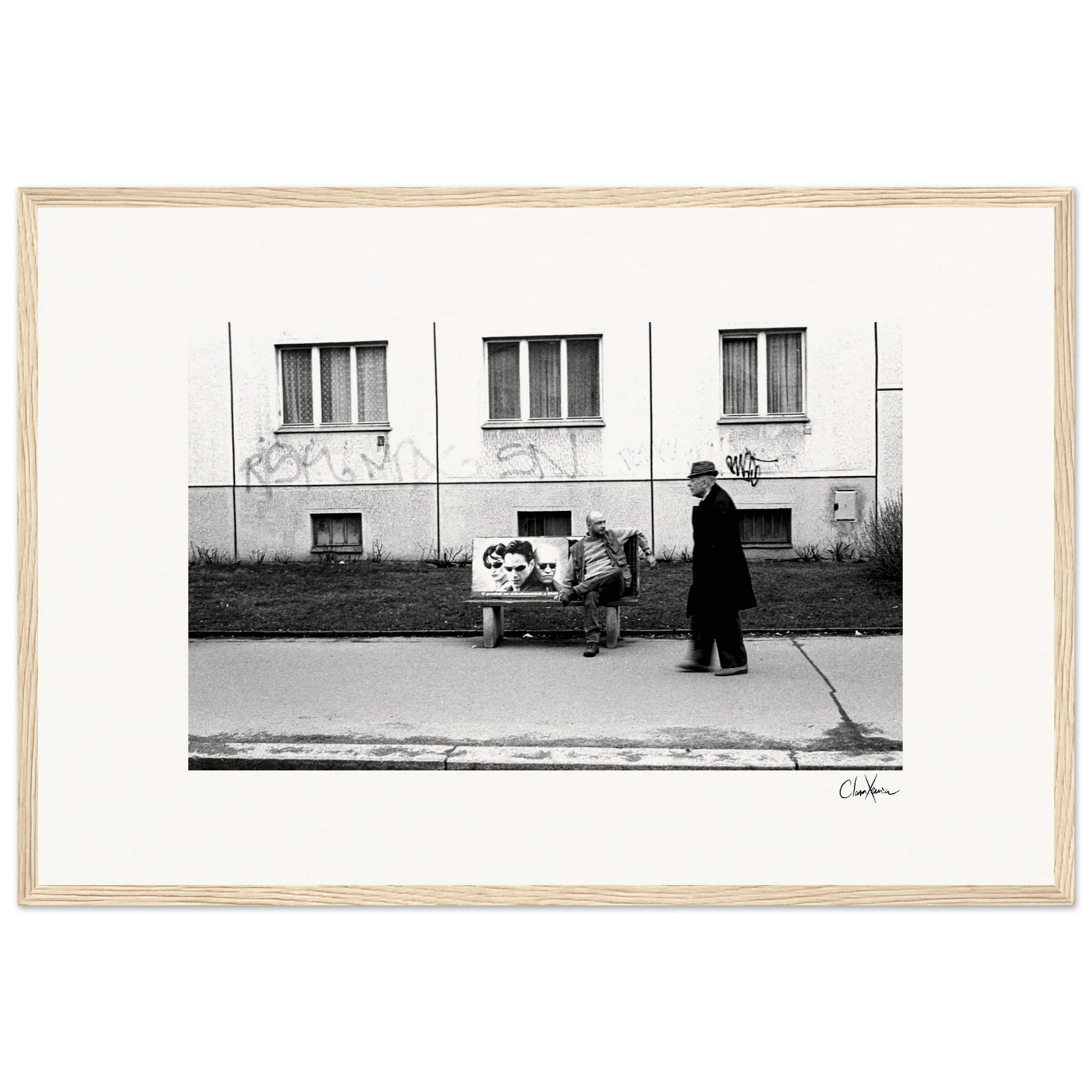 The Urban Matrix Framed print 40x60 cm / 16x24″ Wood frame 37