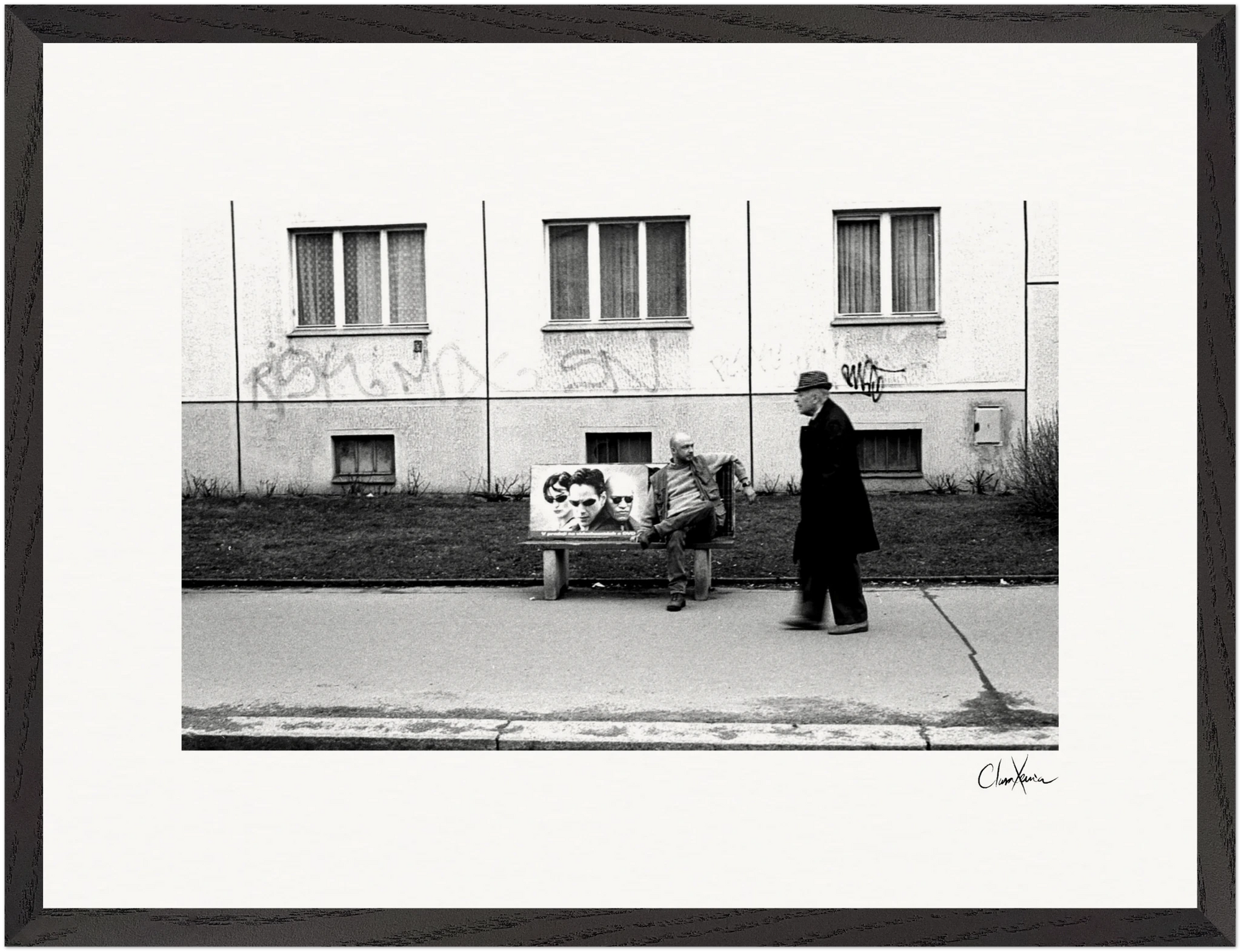 The Urban Matrix Framed print 45x60 cm / 18x24″ Black frame 75