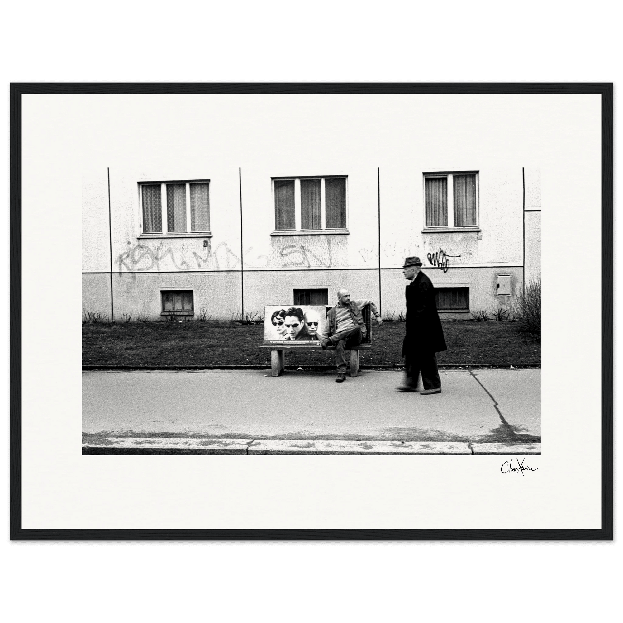 The Urban Matrix Framed print 45x60 cm / 18x24″ Black frame 71