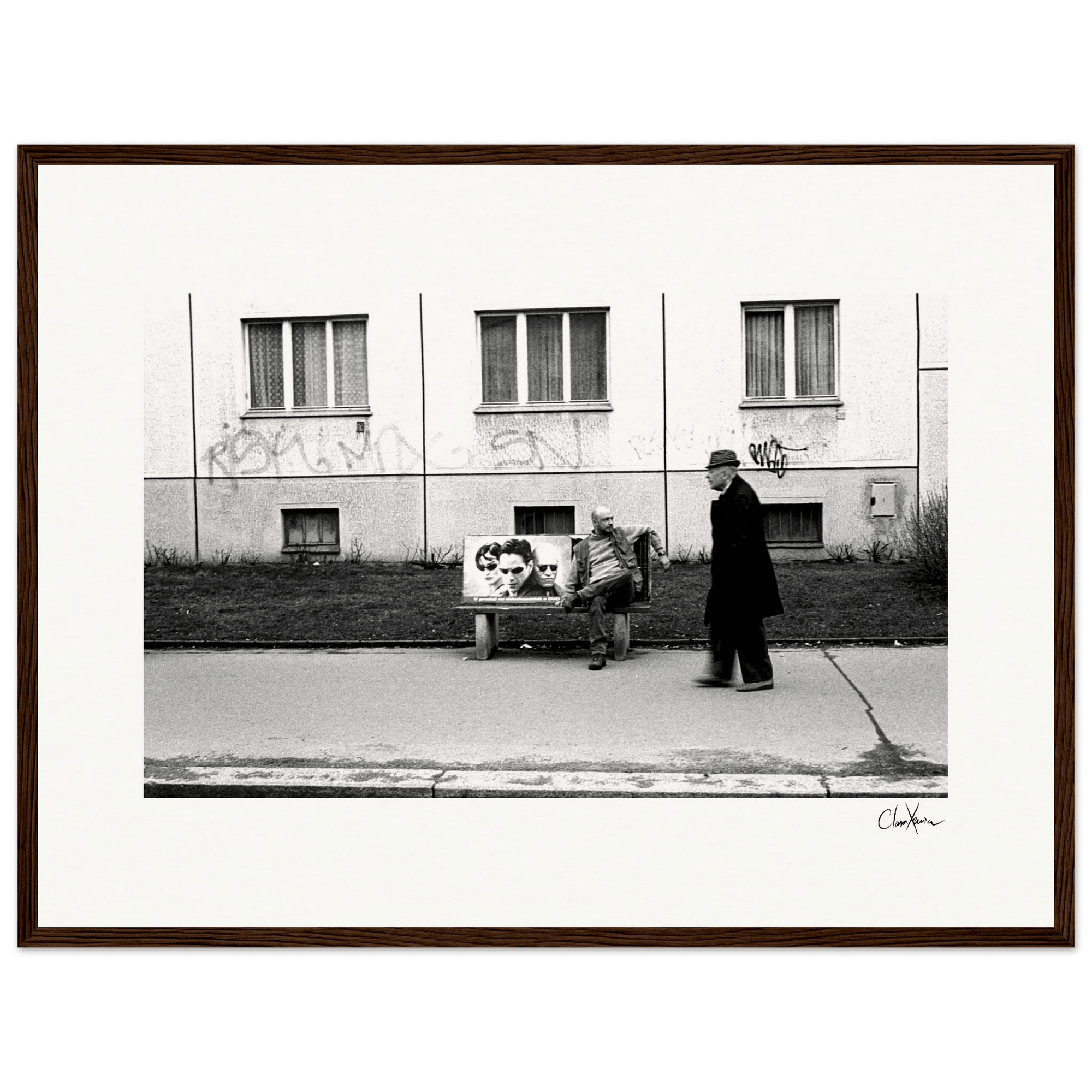 The Urban Matrix Framed print 45x60 cm / 18x24″ Dark wood frame 59