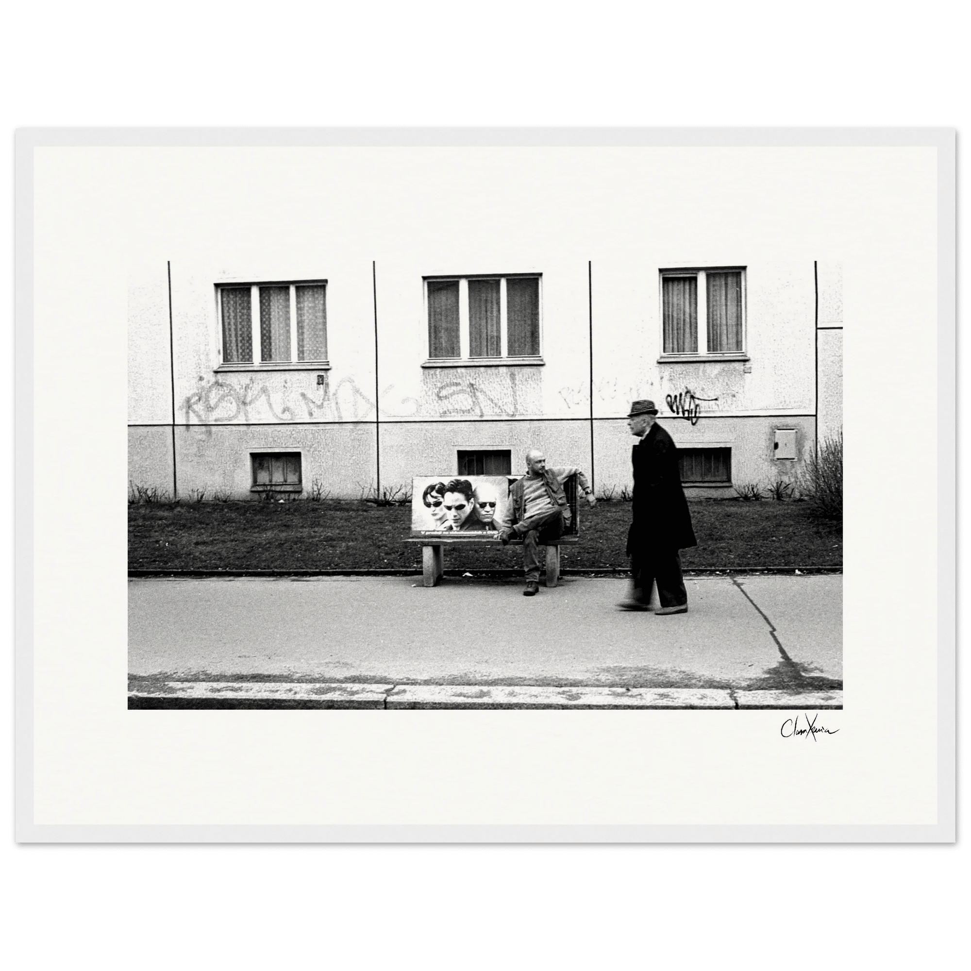 The Urban Matrix Framed print 45x60 cm / 18x24″ White frame 6