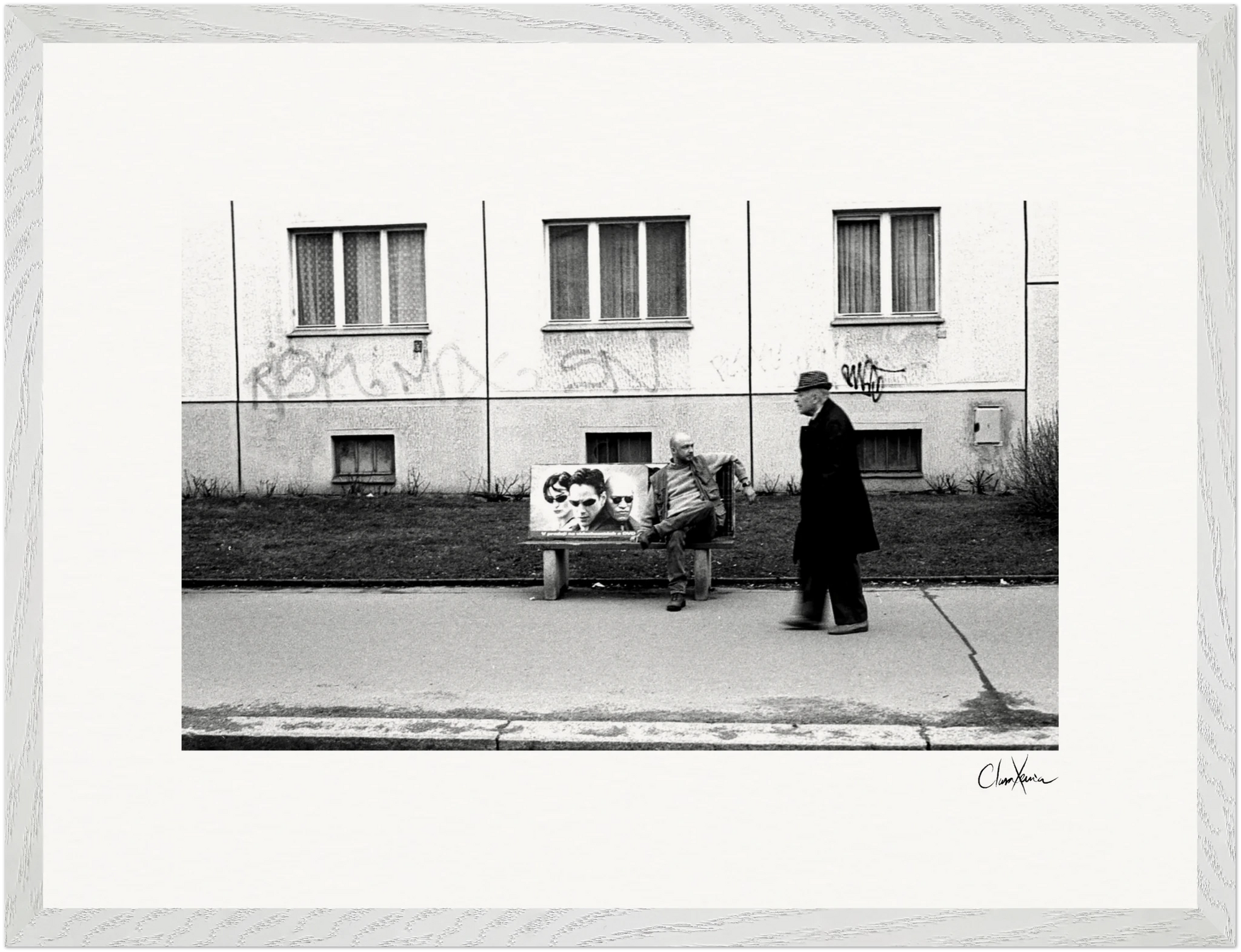 The Urban Matrix Framed print 45x60 cm / 18x24″ White frame 23