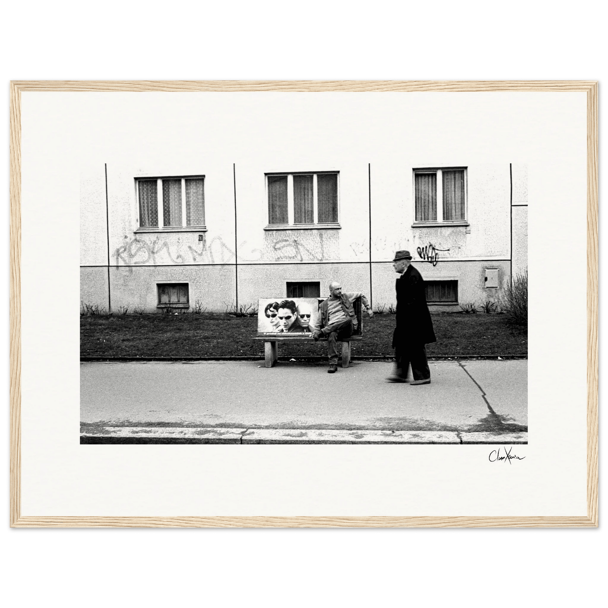 The Urban Matrix Framed print 45x60 cm / 18x24″ Wood frame 31