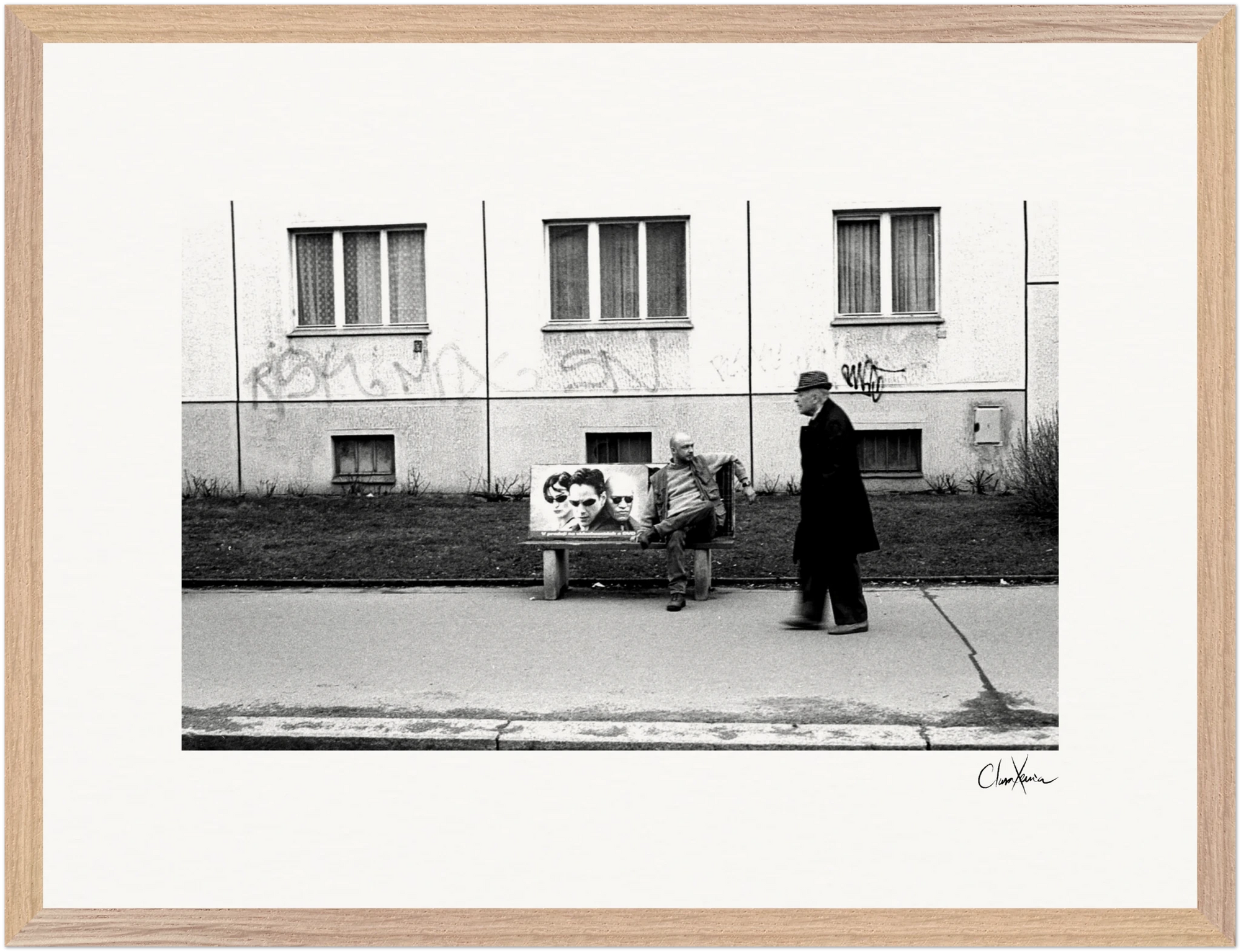 The Urban Matrix Framed print 45x60 cm / 18x24″ Wood frame 49