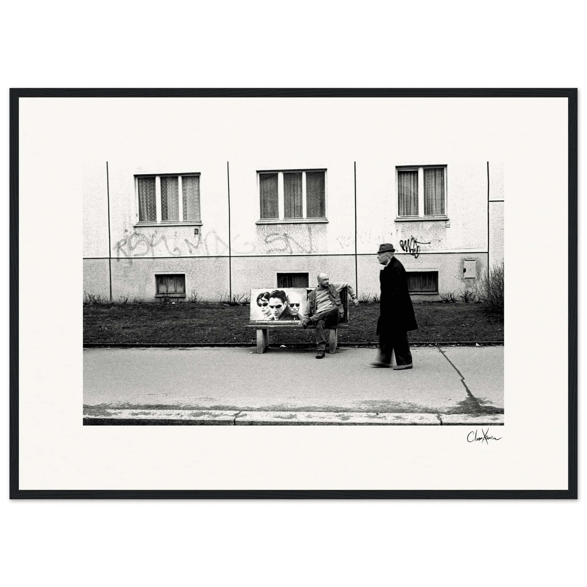 The Urban Matrix Framed print 50x70 cm / 20x28″ Black frame 69
