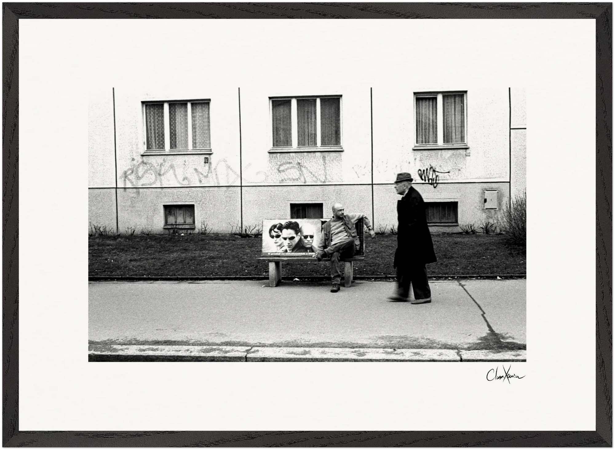 The Urban Matrix Framed print 50x70 cm / 20x28″ Black frame 76