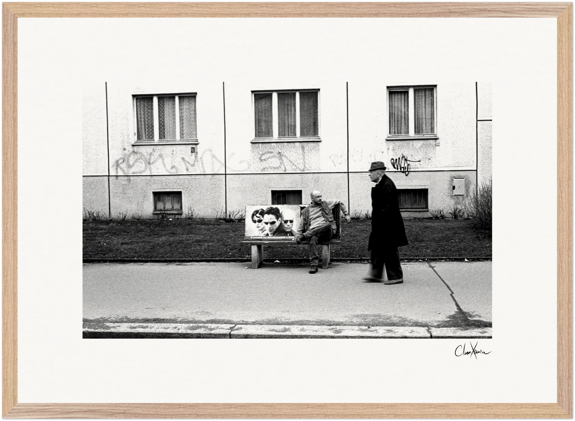 The Urban Matrix Framed print 50x70 cm / 20x28″ Wood frame 50