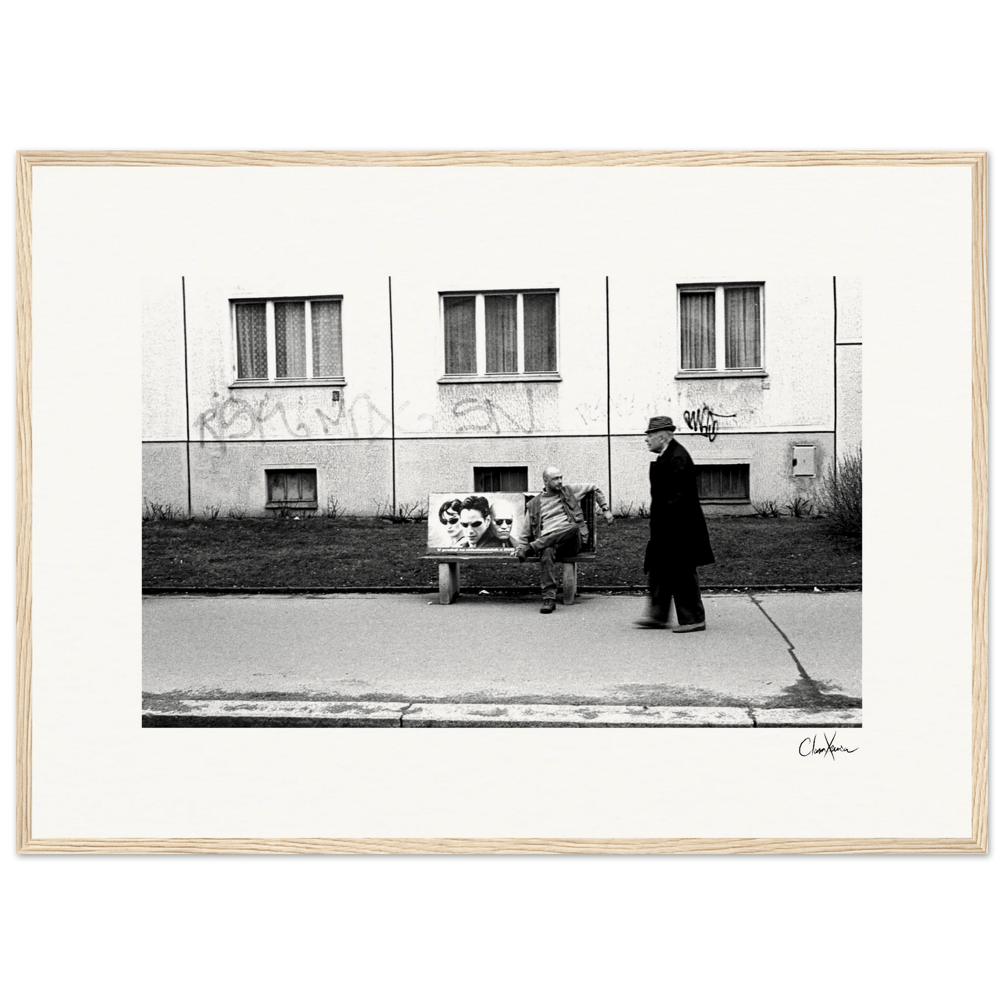 The Urban Matrix Framed print 50x70 cm / 20x28″ Wood frame 39