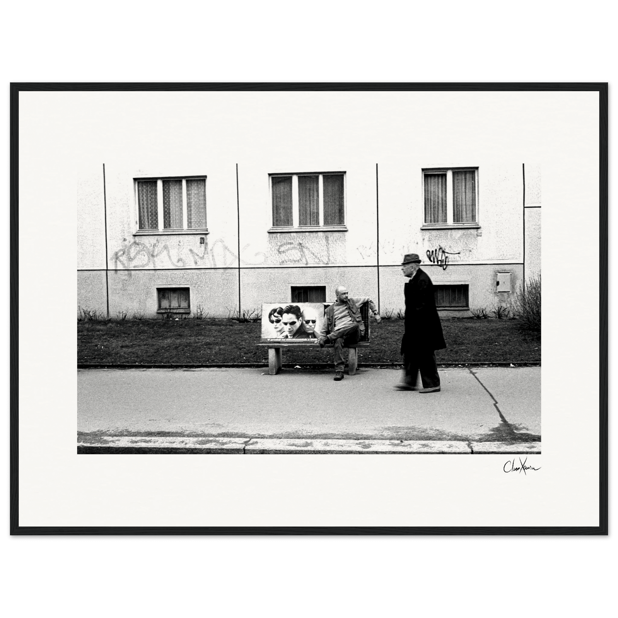 The Urban Matrix Framed print 60x80 cm / 24x32″ Black frame 61