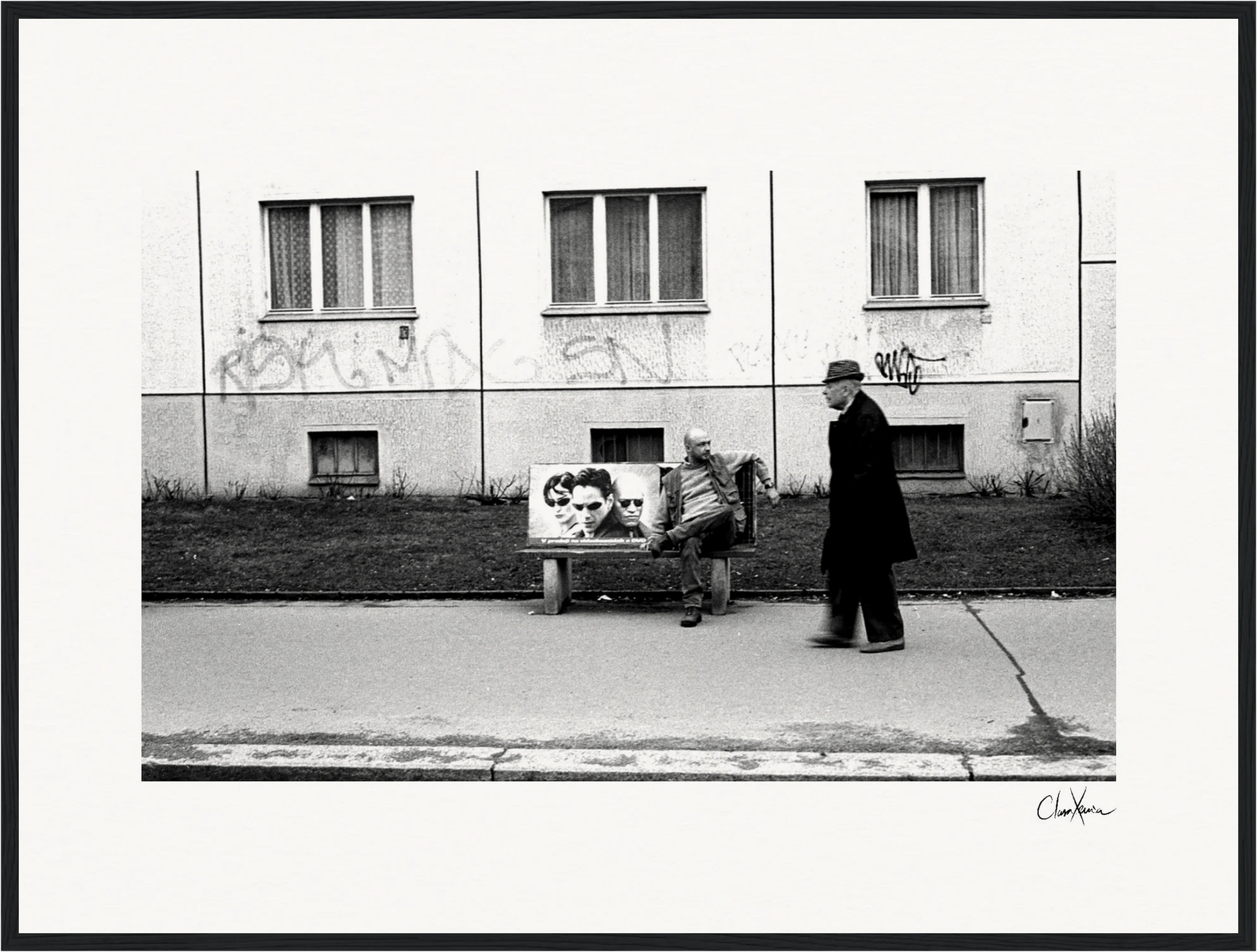 The Urban Matrix Framed print 60x80 cm / 24x32″ Black frame 61