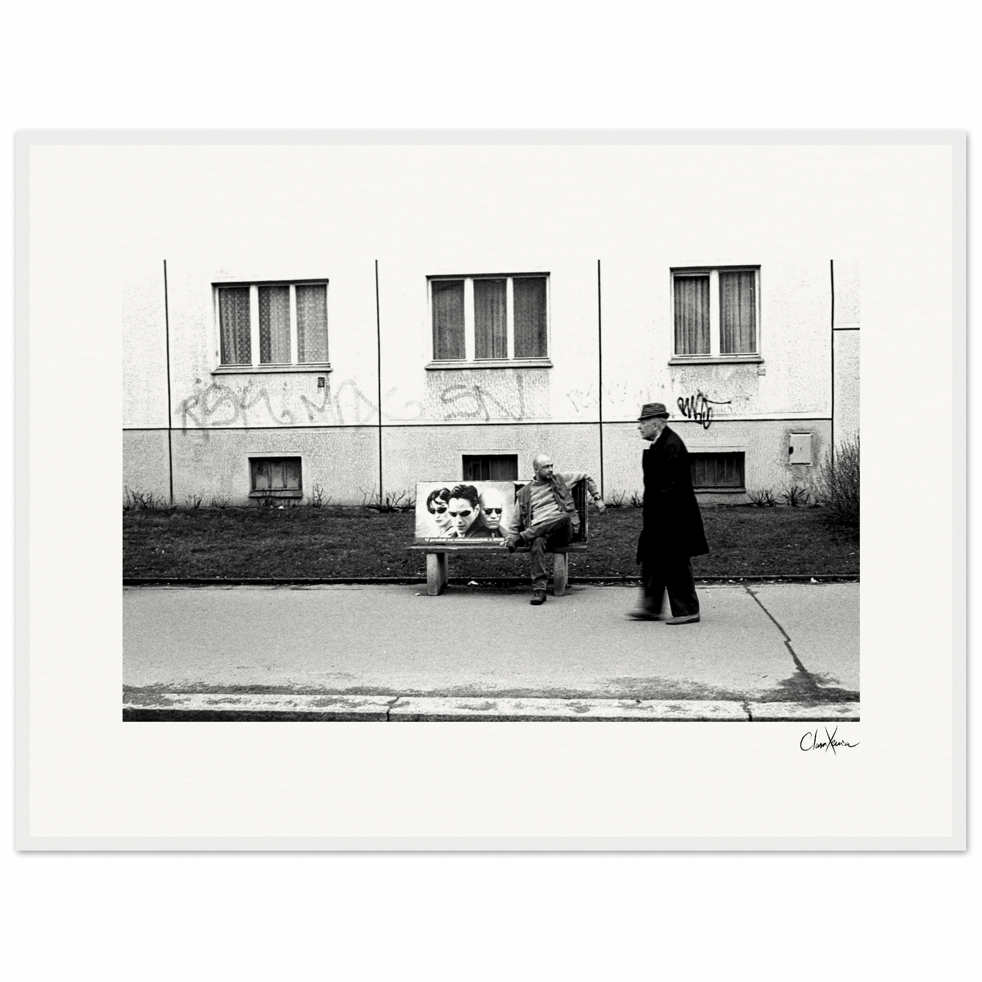 The Urban Matrix Framed print 60x80 cm / 24x32″ White frame 9