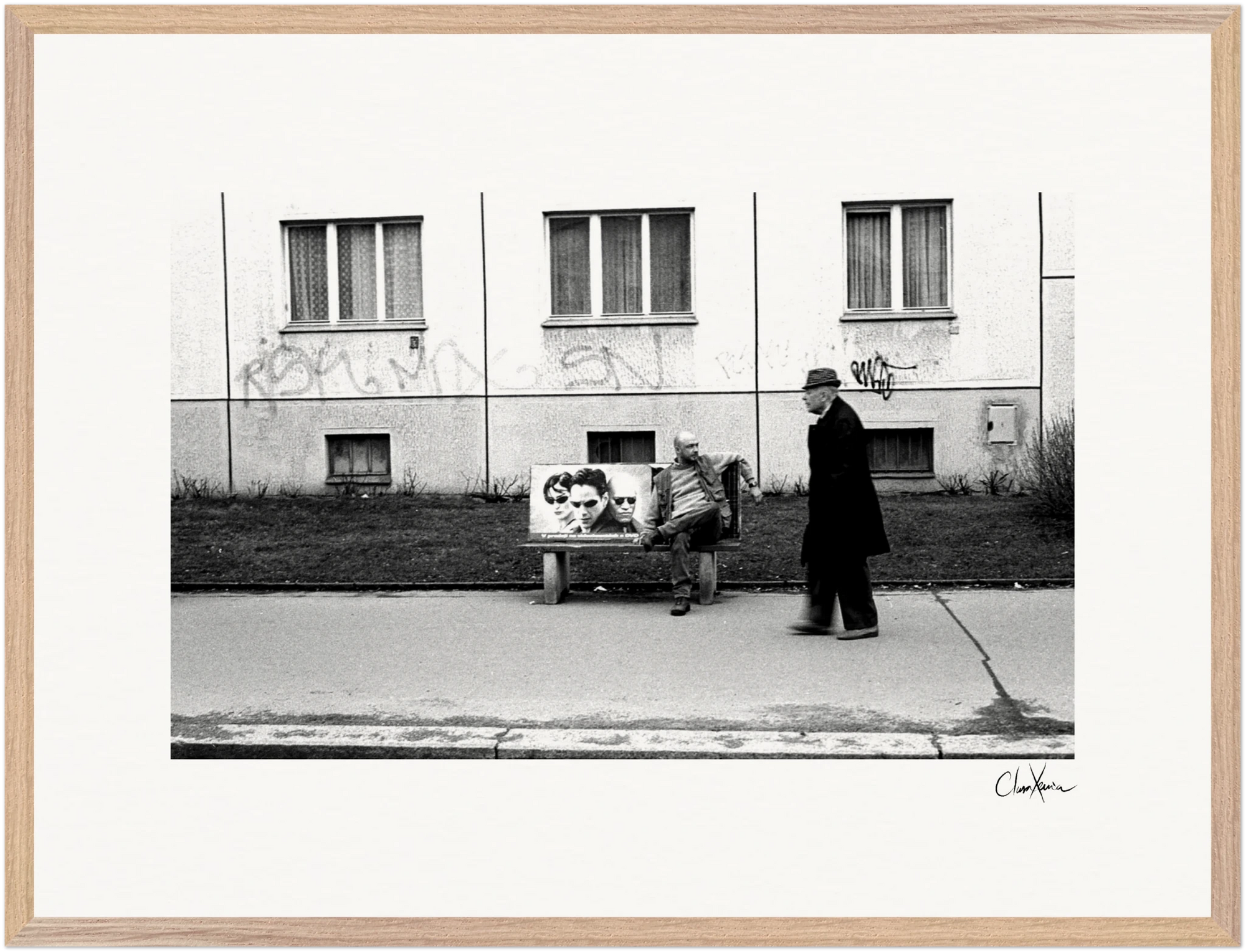 The Urban Matrix Framed print 60x80 cm / 24x32″ Wood frame 52