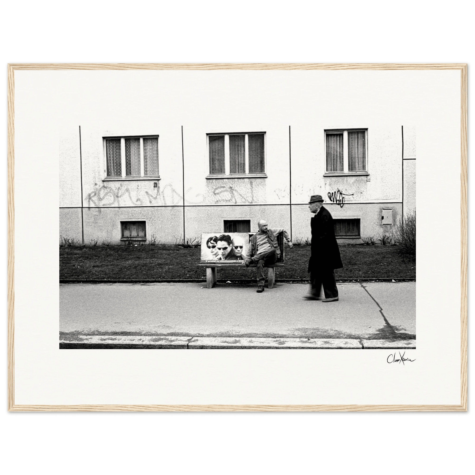 The Urban Matrix Framed print 60x80 cm / 24x32″ Wood frame 30