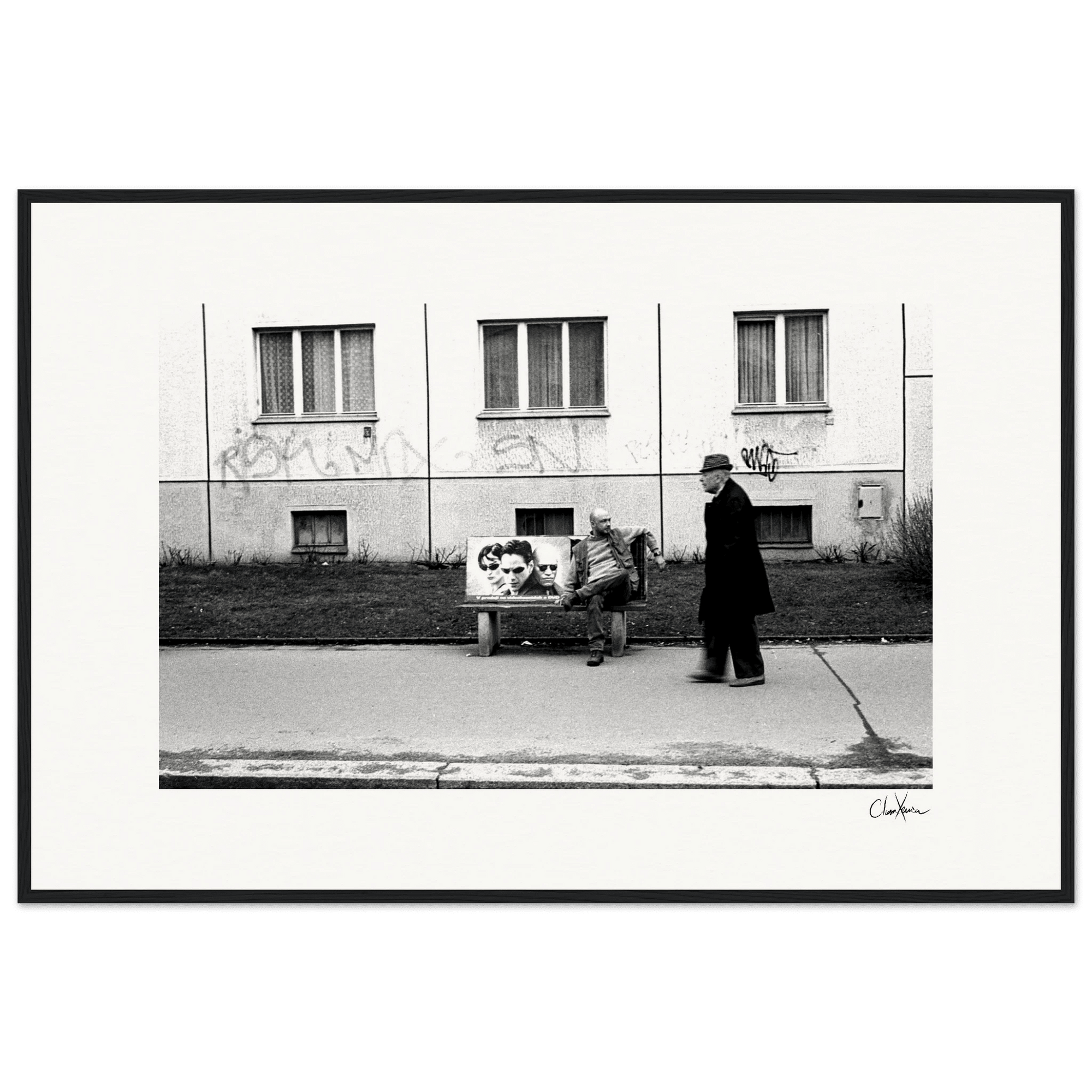 The Urban Matrix Framed print 60x90 cm / 24x36″ Black frame 73