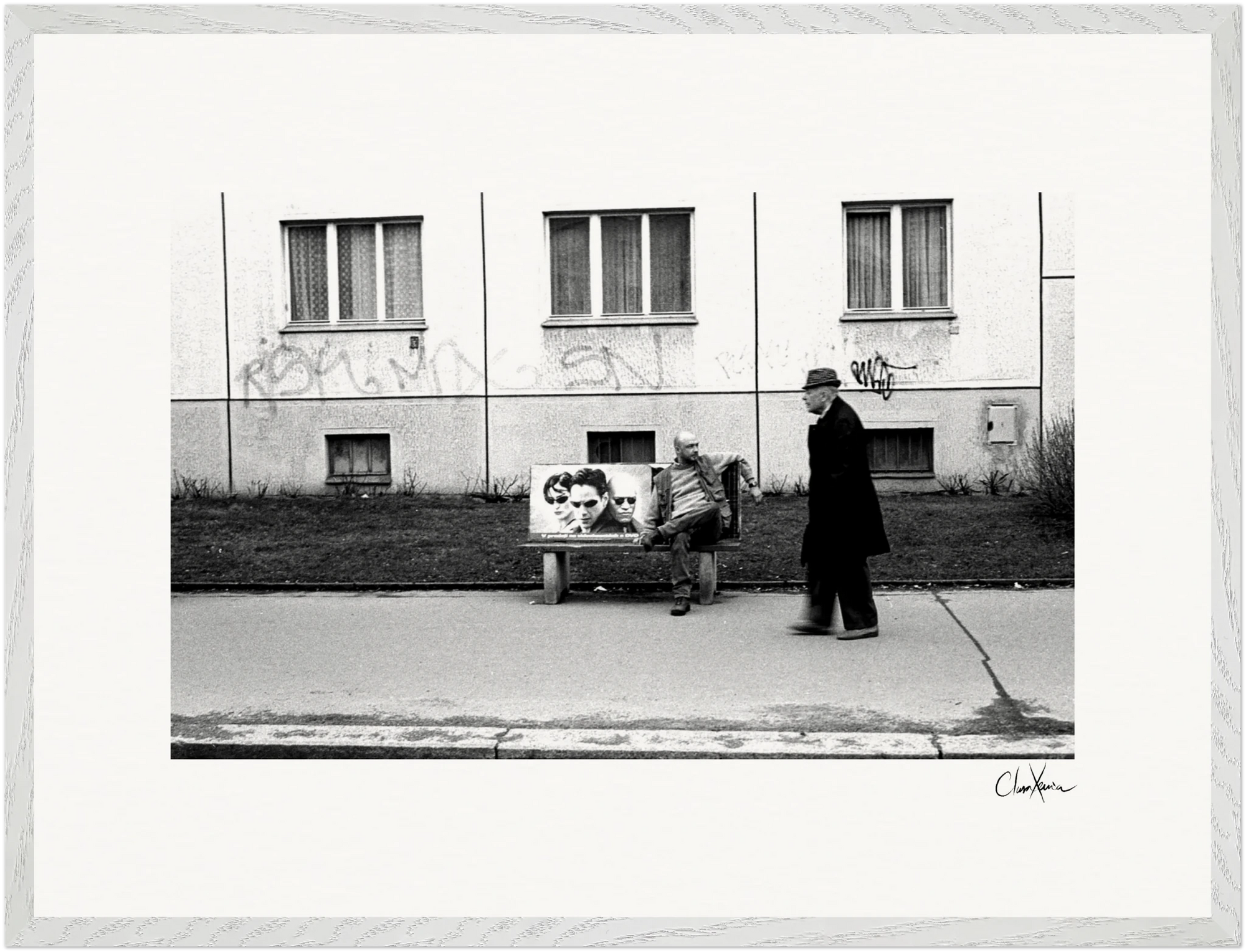 The Urban Matrix Framed print 60x90 cm / 24x36″ White frame 26