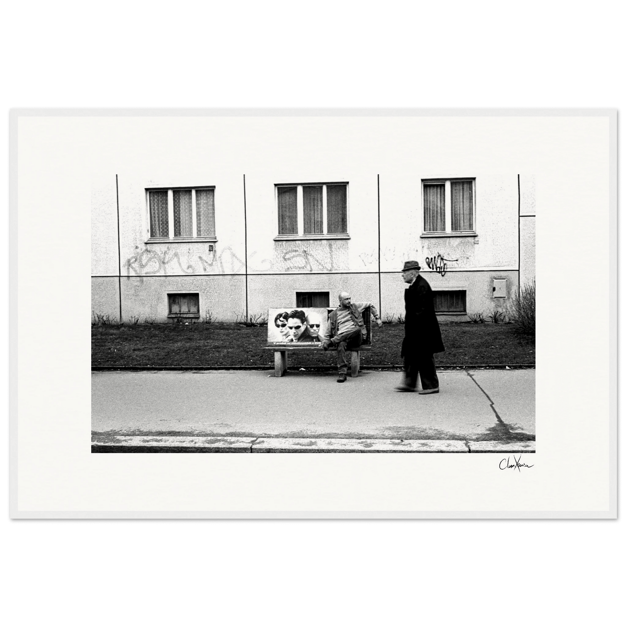 The Urban Matrix Framed print 60x90 cm / 24x36″ White frame 18