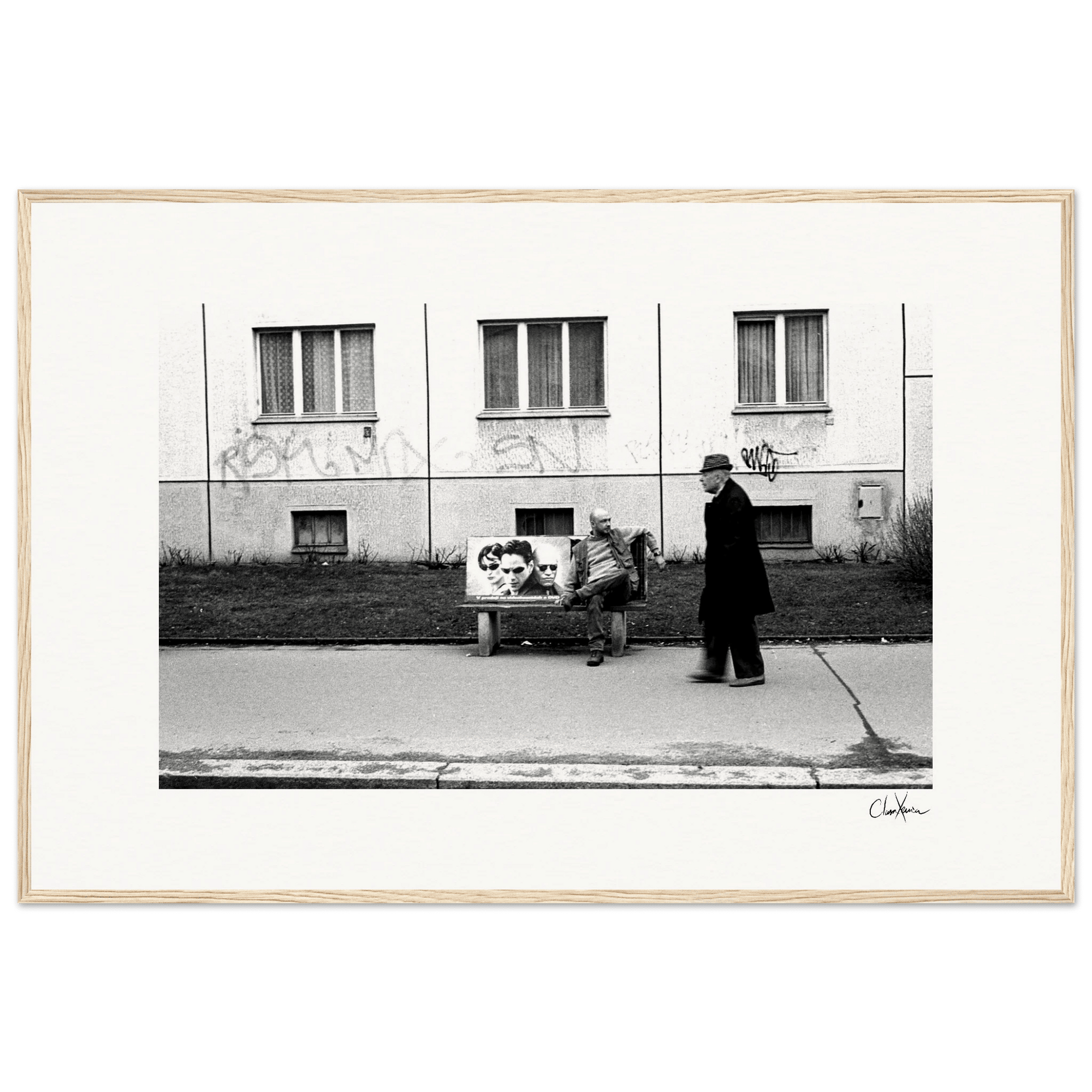 The Urban Matrix Framed print 60x90 cm / 24x36″ Wood frame 38