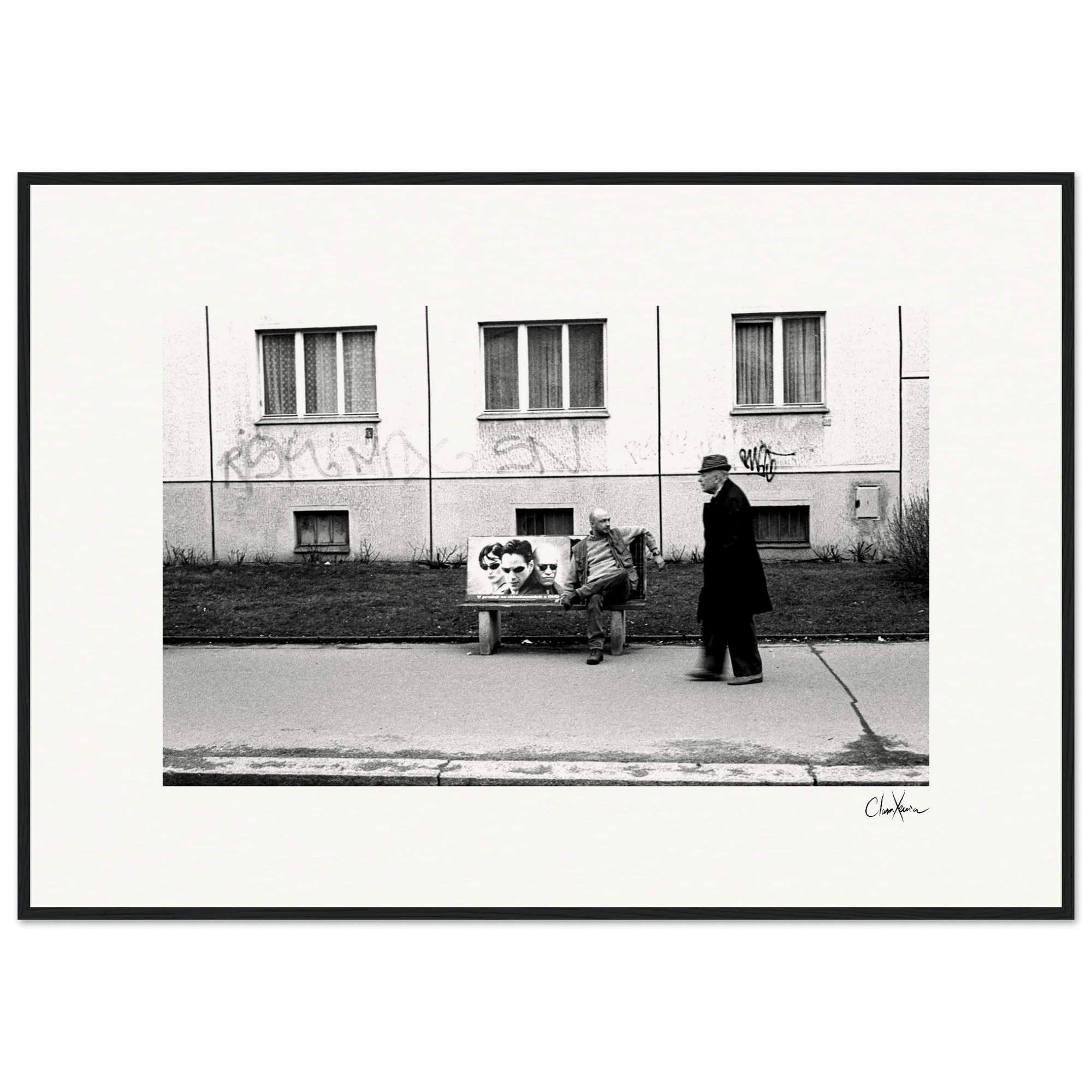 The Urban Matrix Framed print 70x100 cm / 28x40″ Black frame 74