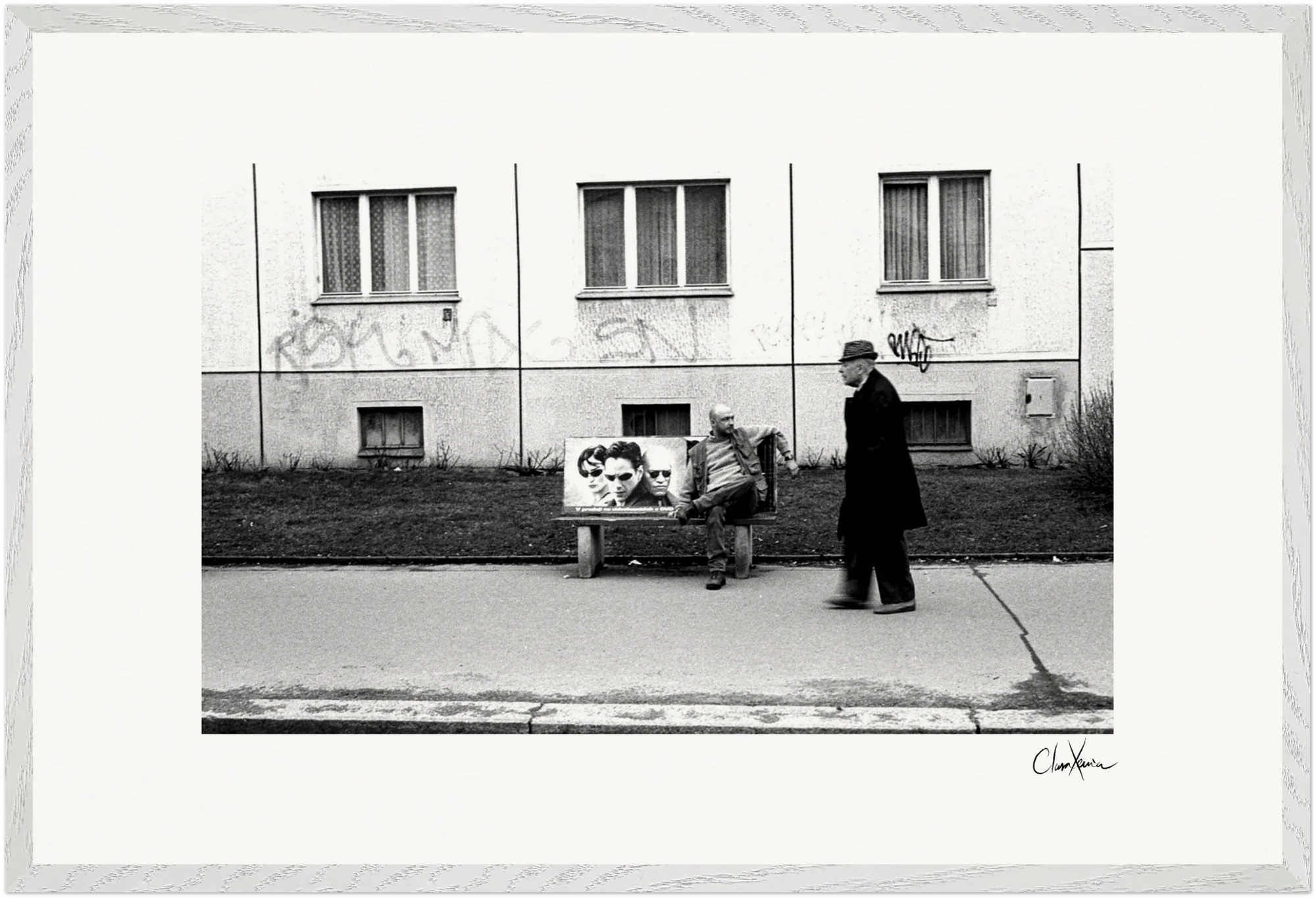 The Urban Matrix Framed print 70x100 cm / 28x40″ White frame 27