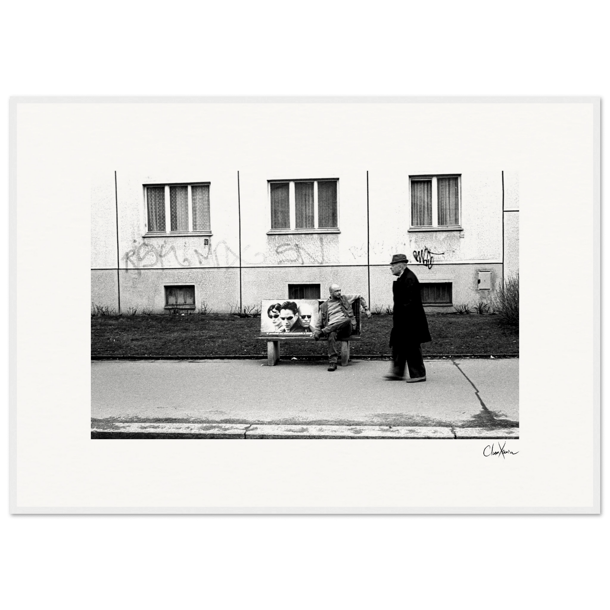 The Urban Matrix Framed print 70x100 cm / 28x40″ White frame 22