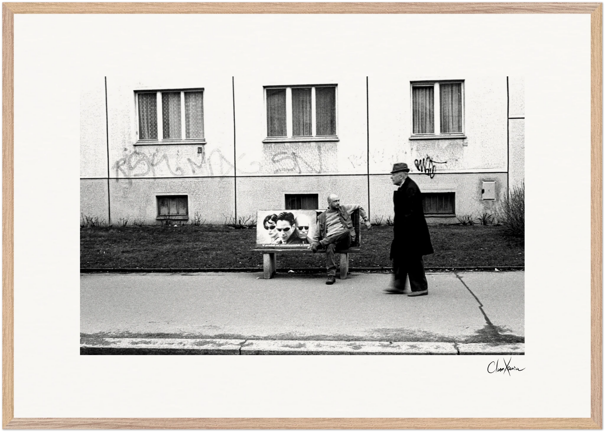 The Urban Matrix Framed print 70x100 cm / 28x40″ Wood frame 54