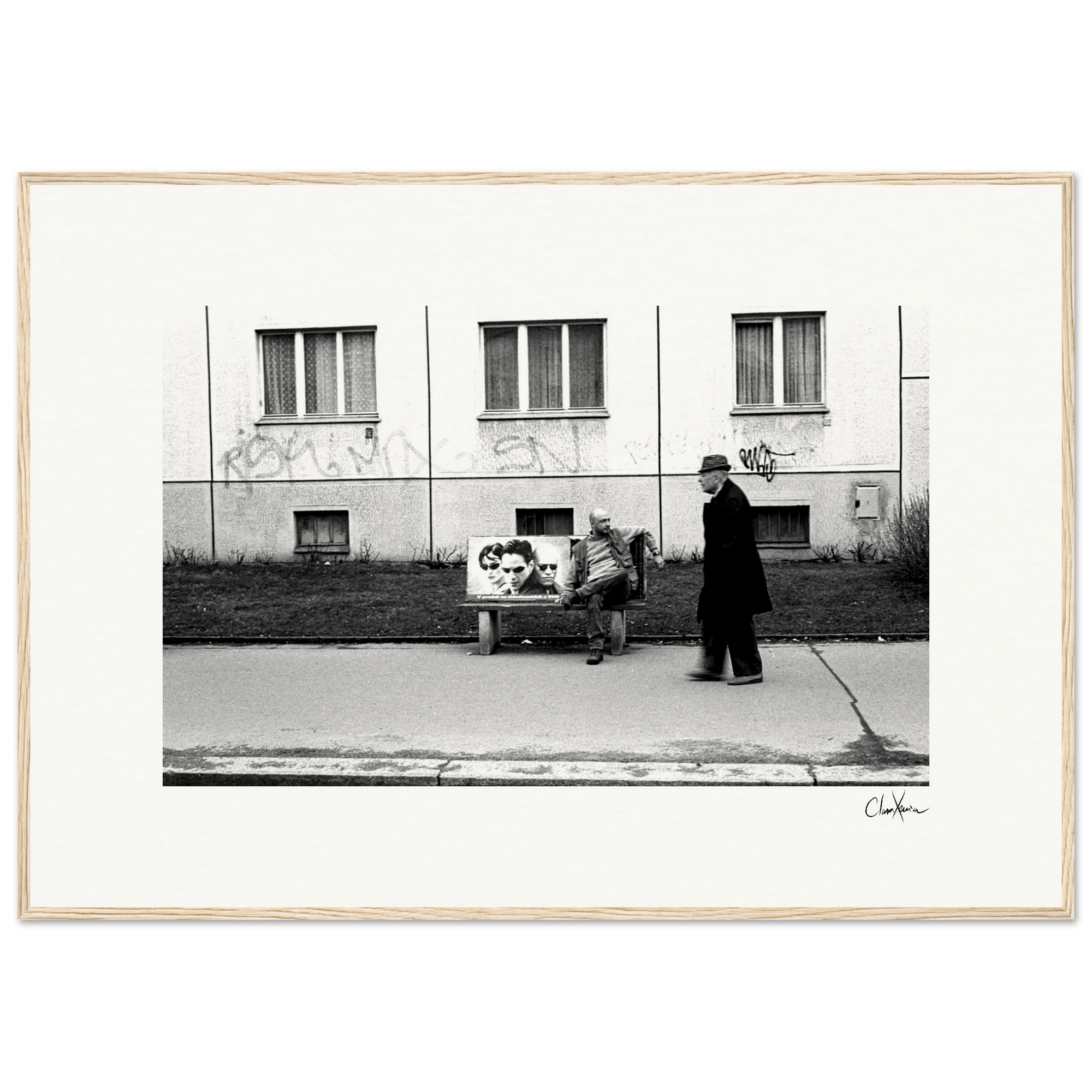 The Urban Matrix Framed print 70x100 cm / 28x40″ Wood frame 41