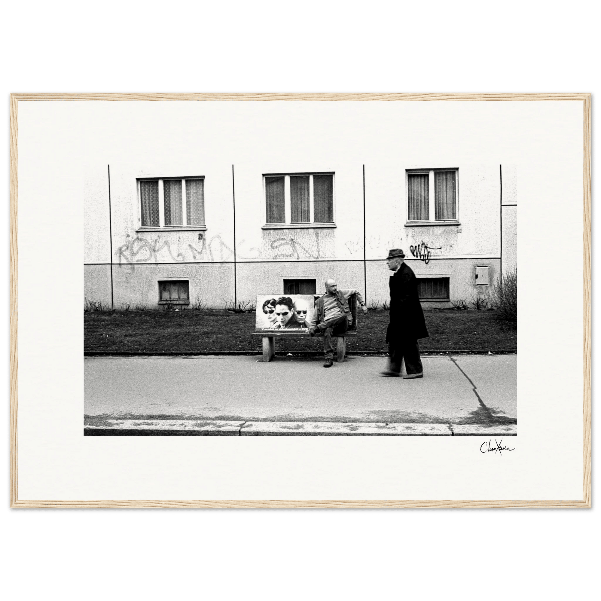 The Urban Matrix Framed print A1 (59.4 x 84.1 cm) Wood frame 32