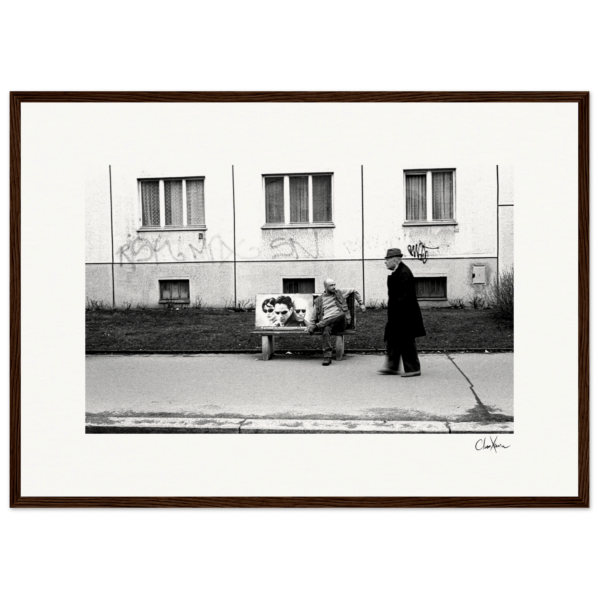 The Urban Matrix Framed print A2 (42 x 59.4 cm) Dark wood frame 52