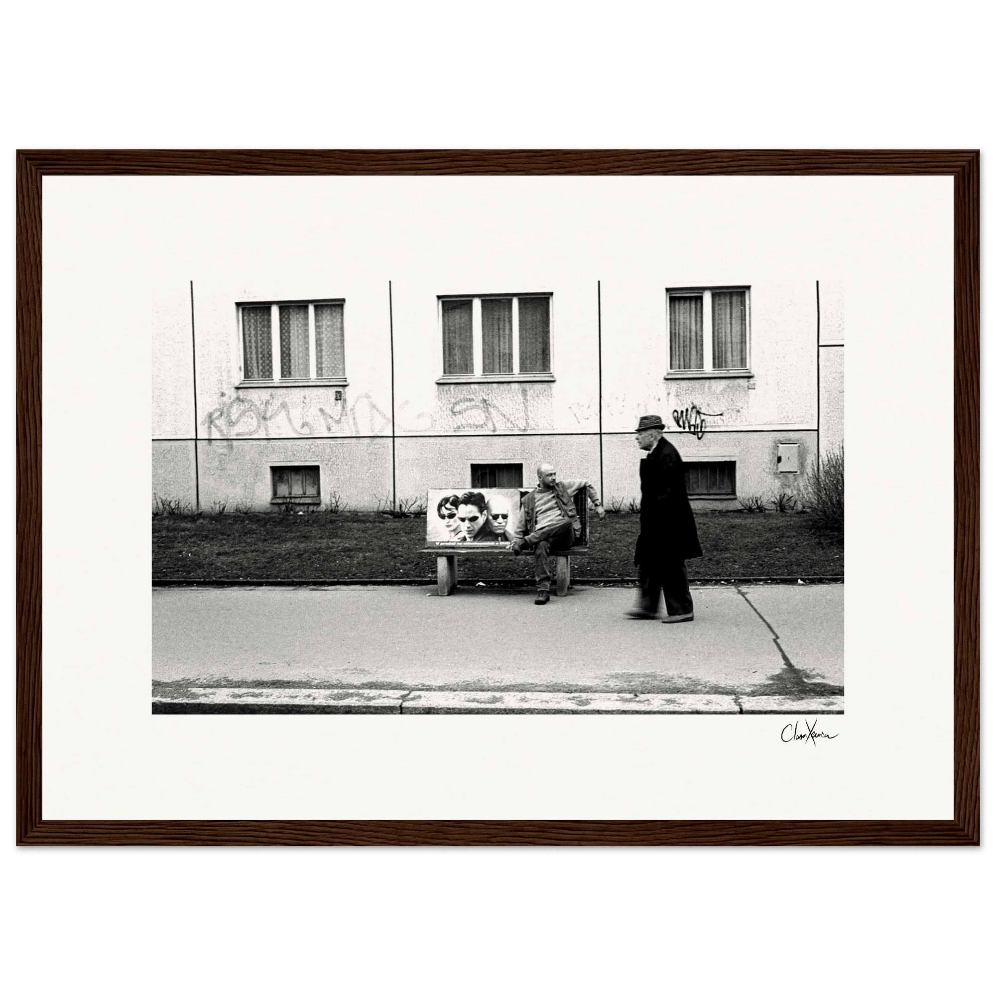 The Urban Matrix Framed print A3 (29.7 x 42 cm) Dark wood frame 49