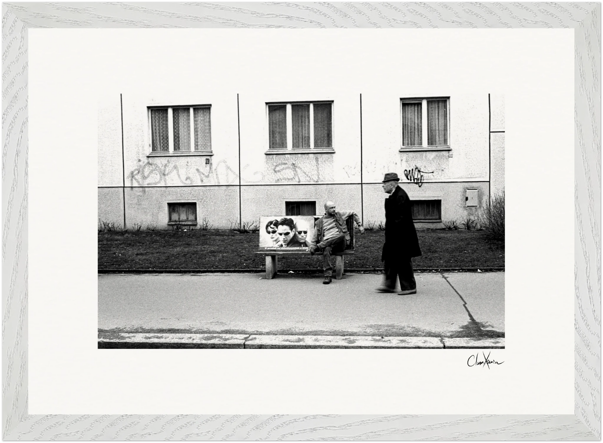 The Urban Matrix Framed print A3 (29.7 x 42 cm) White frame 18