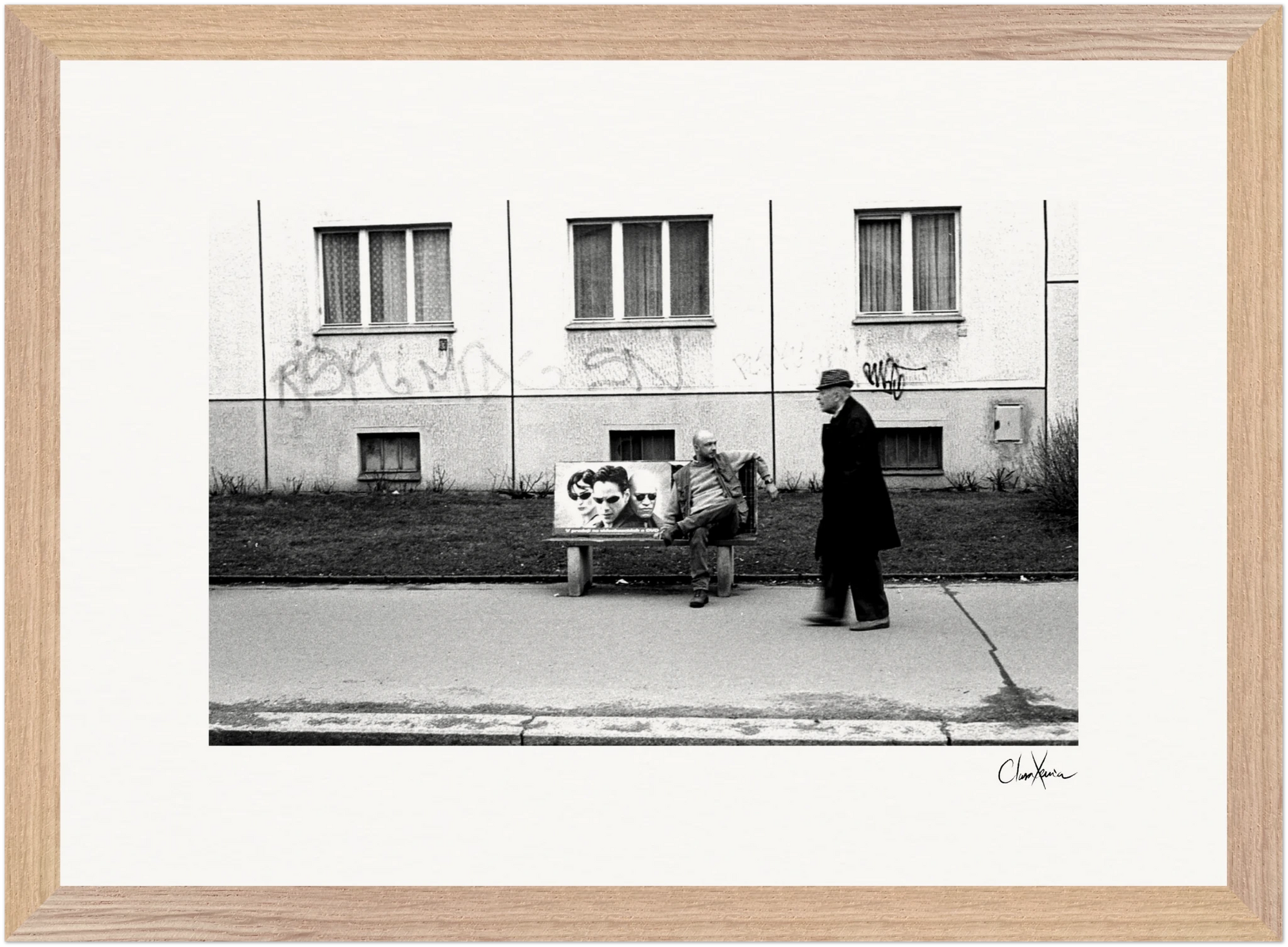 The Urban Matrix Framed print A3 (29.7 x 42 cm) Wood frame 44