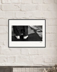 This is Where He Stood Framed print 13x18 cm / 5x7″ White frame 2