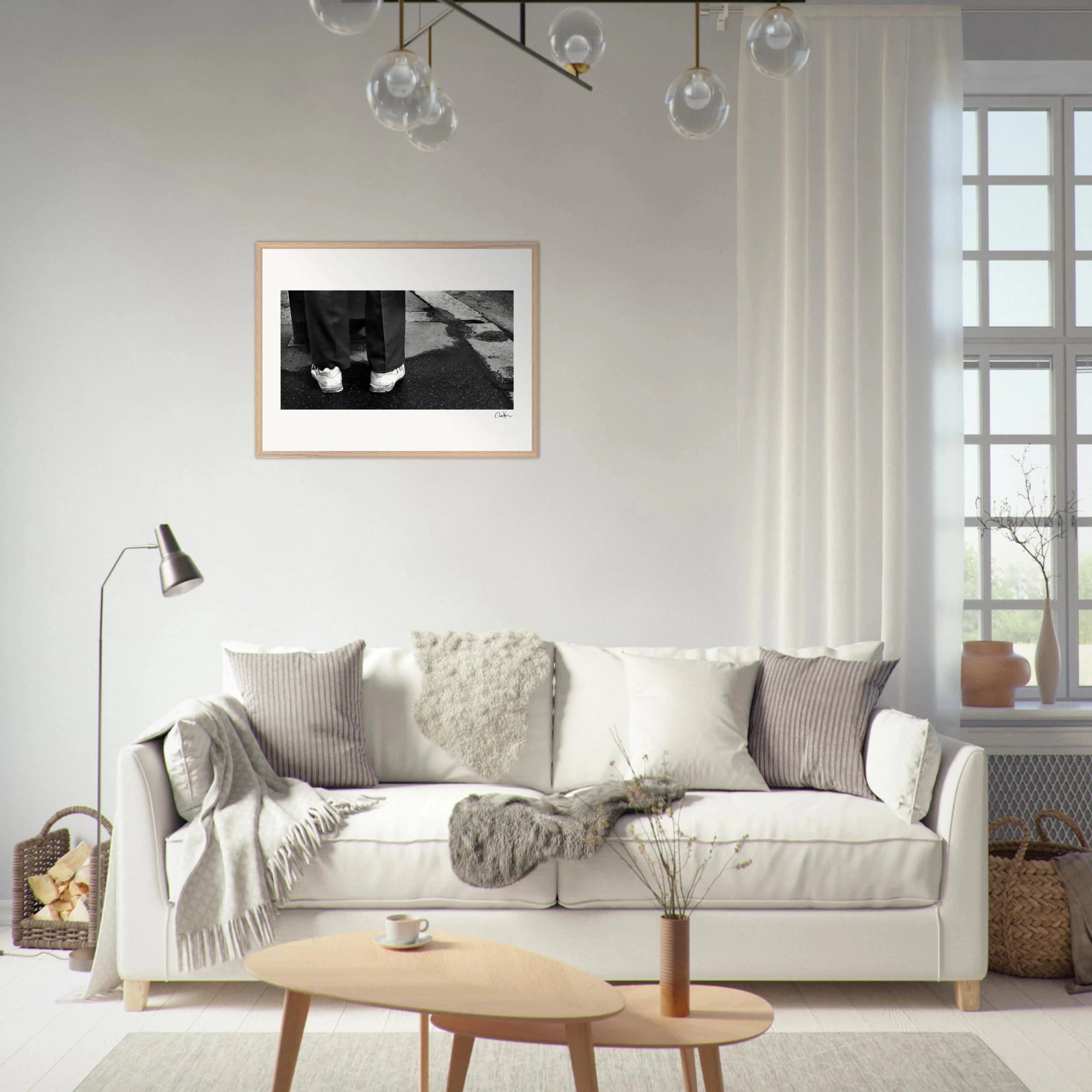 This is Where He Stood Framed print 13x18 cm / 5x7″ White frame 5