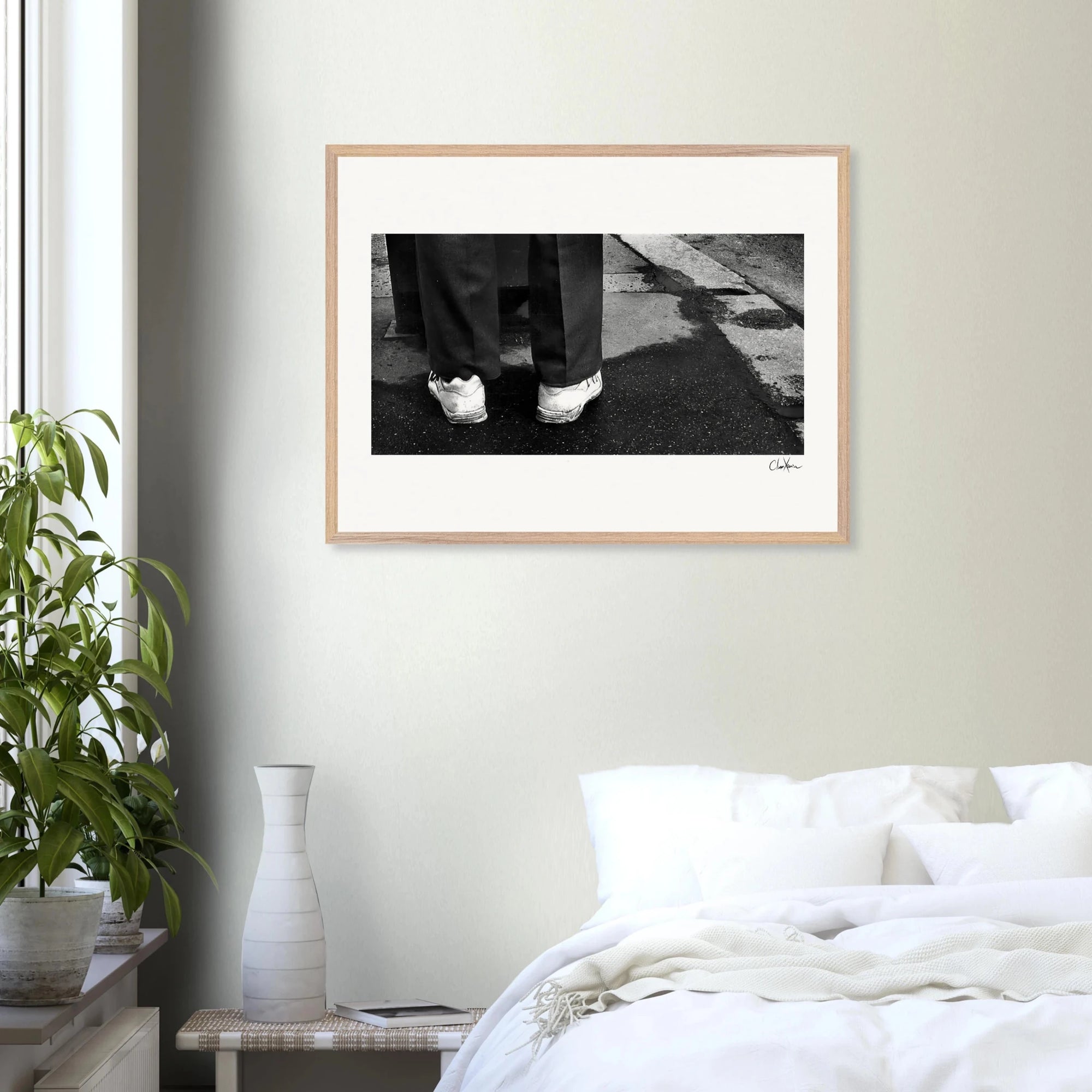 This is Where He Stood Framed print 13x18 cm / 5x7″ White frame 4