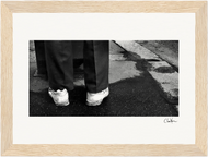 This is Where He Stood Framed print 13x18 cm / 5x7″ Wood frame 19