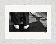 This is Where He Stood Framed print 15x20 cm / 6x8″ White frame 7