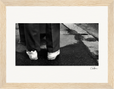 This is Where He Stood Framed print 15x20 cm / 6x8″ Wood frame 20