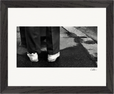 This is Where He Stood Framed print 20x25 cm / 8x10″ Black frame 32