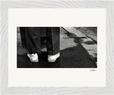 This is Where He Stood Framed print 20x25 cm / 8x10″ White frame 8