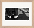 This is Where He Stood Framed print 20x25 cm / 8x10″ Wood frame 20