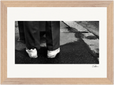This is Where He Stood Framed print 21x29.7 cm / 8x12" Wood frame 21